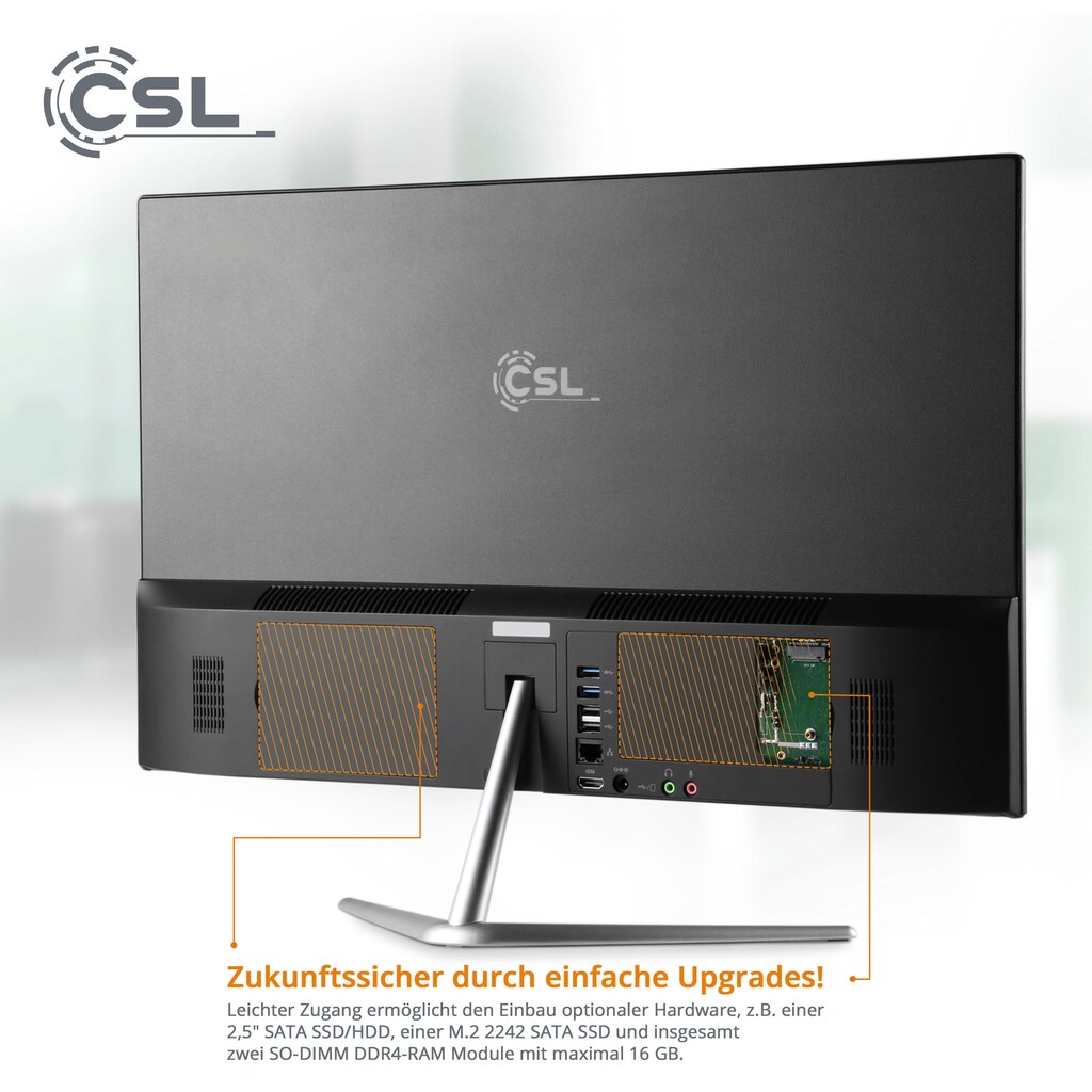 CSL All-in-One PC »Unity F24W-GLS Win 11«