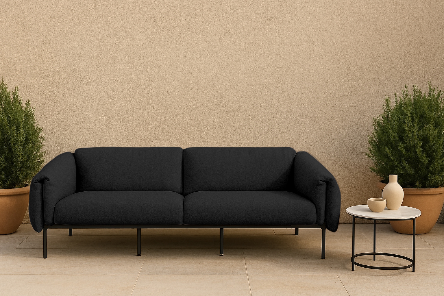 Home affaire 3-Sitzer »Lumi« Outdoor Gartensofa, wetterfeste Materialien, Breite 228 cm