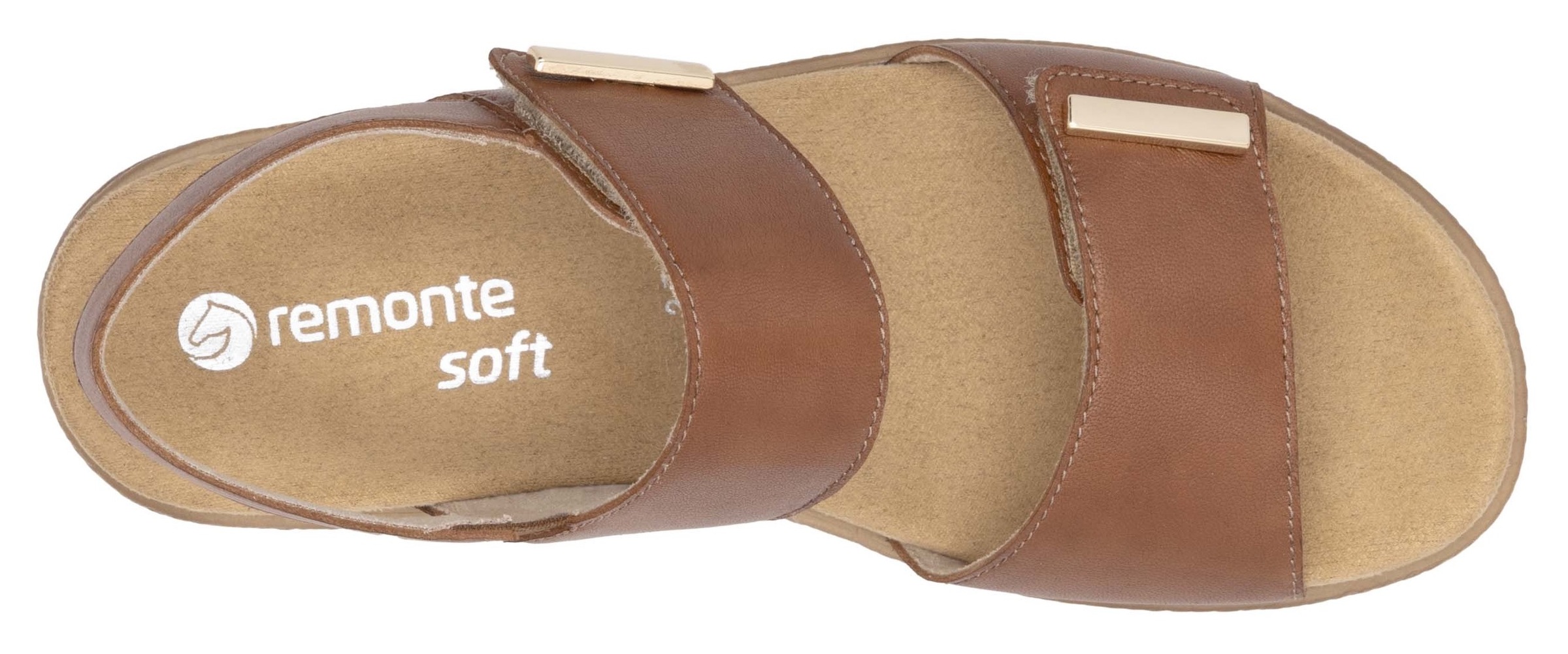 Remonte Keilsandalette, Riemchensandale, Bequemschuh mit Schmuckelementen