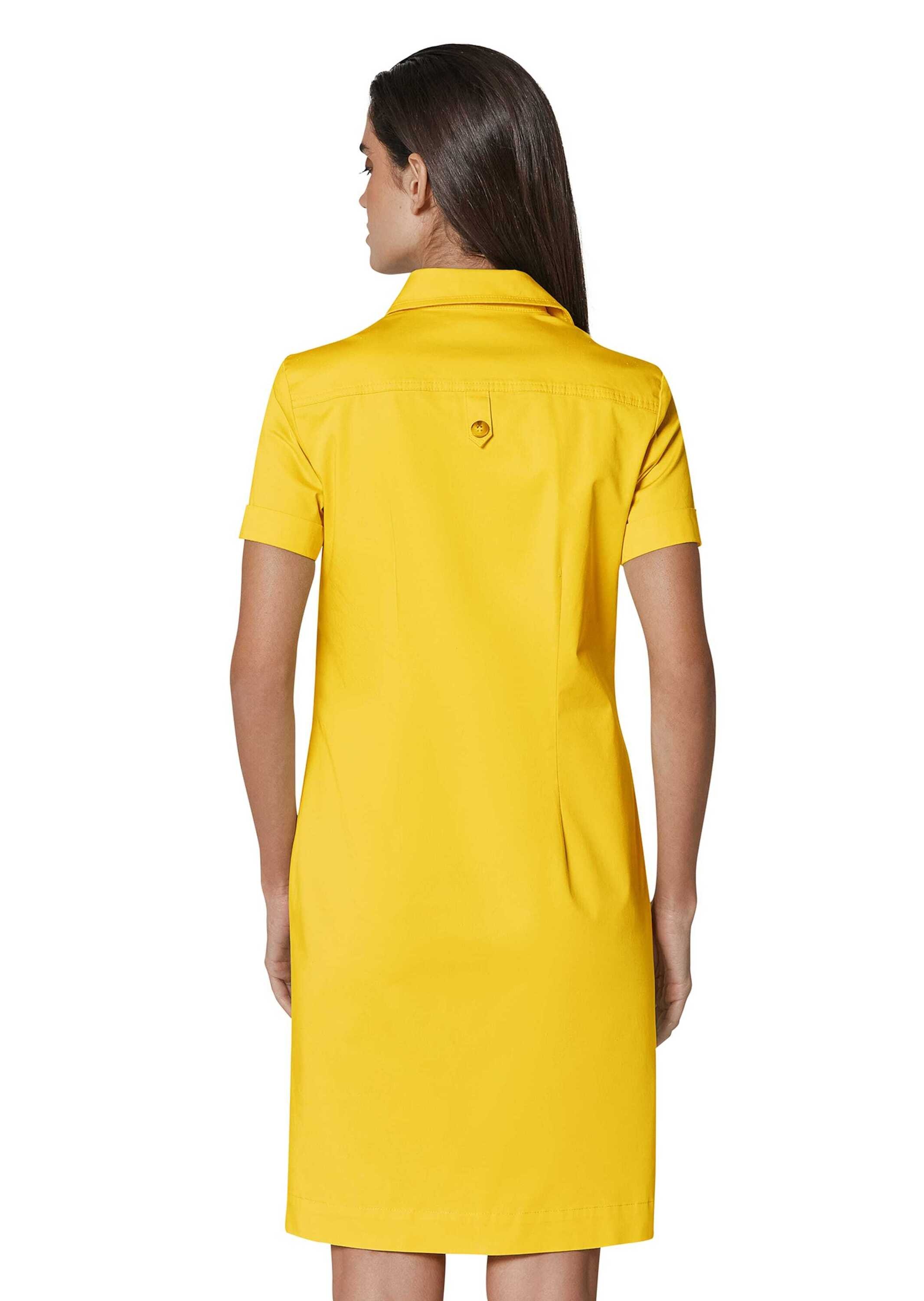 MADELEINE Sommerkleid »Kleid Schmales Hemdblusenkleid mit Kurzarm«