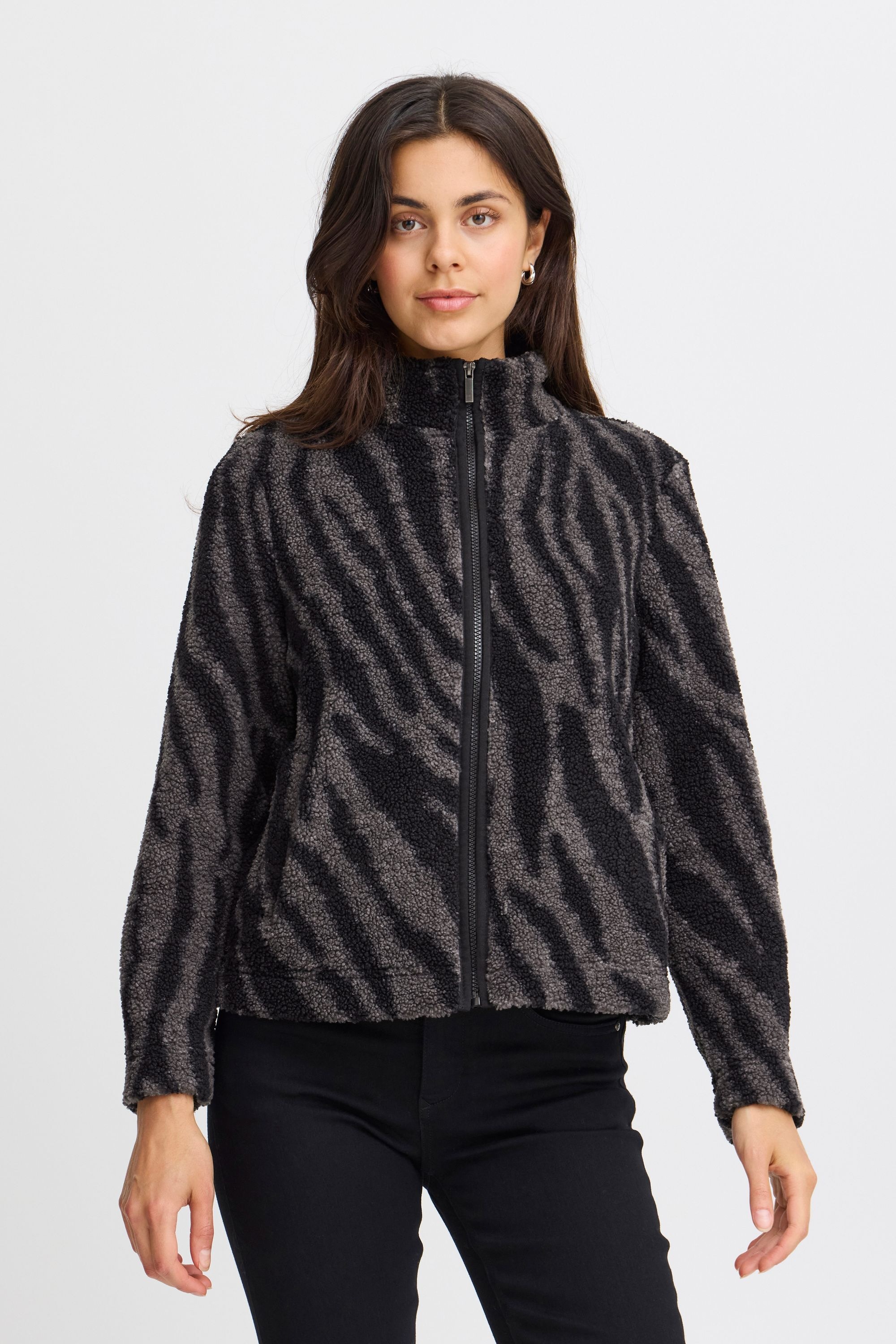 fransa Kapuzenfleecejacke »Sweatjacke FRNOVA CAR 2«