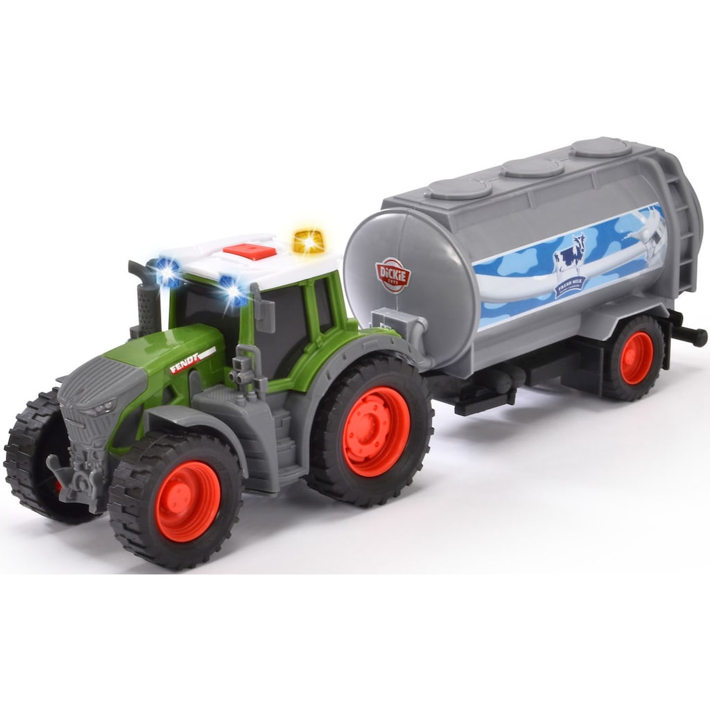 Dickie Toys Spielzeug-Traktor »Fendt mit Milch-Anhänger«