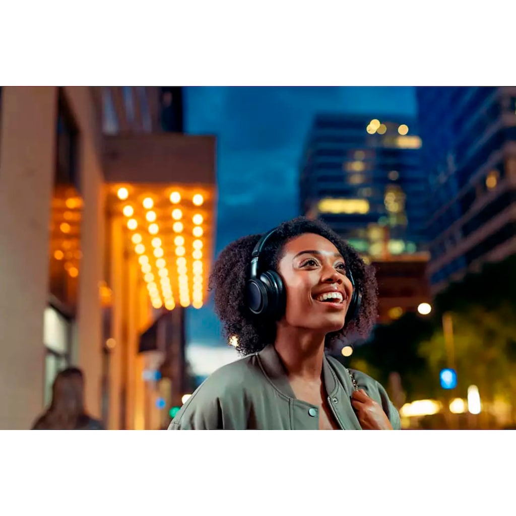 Philips Over-Ear-Kopfhörer »TAH9505BK/00«, A2DP Bluetooth-AVRCP Bluetooth-HFP, Active Noise Cancelling (ANC)-Sprachsteuerung-integrierte Steuerung für Anrufe und Musik