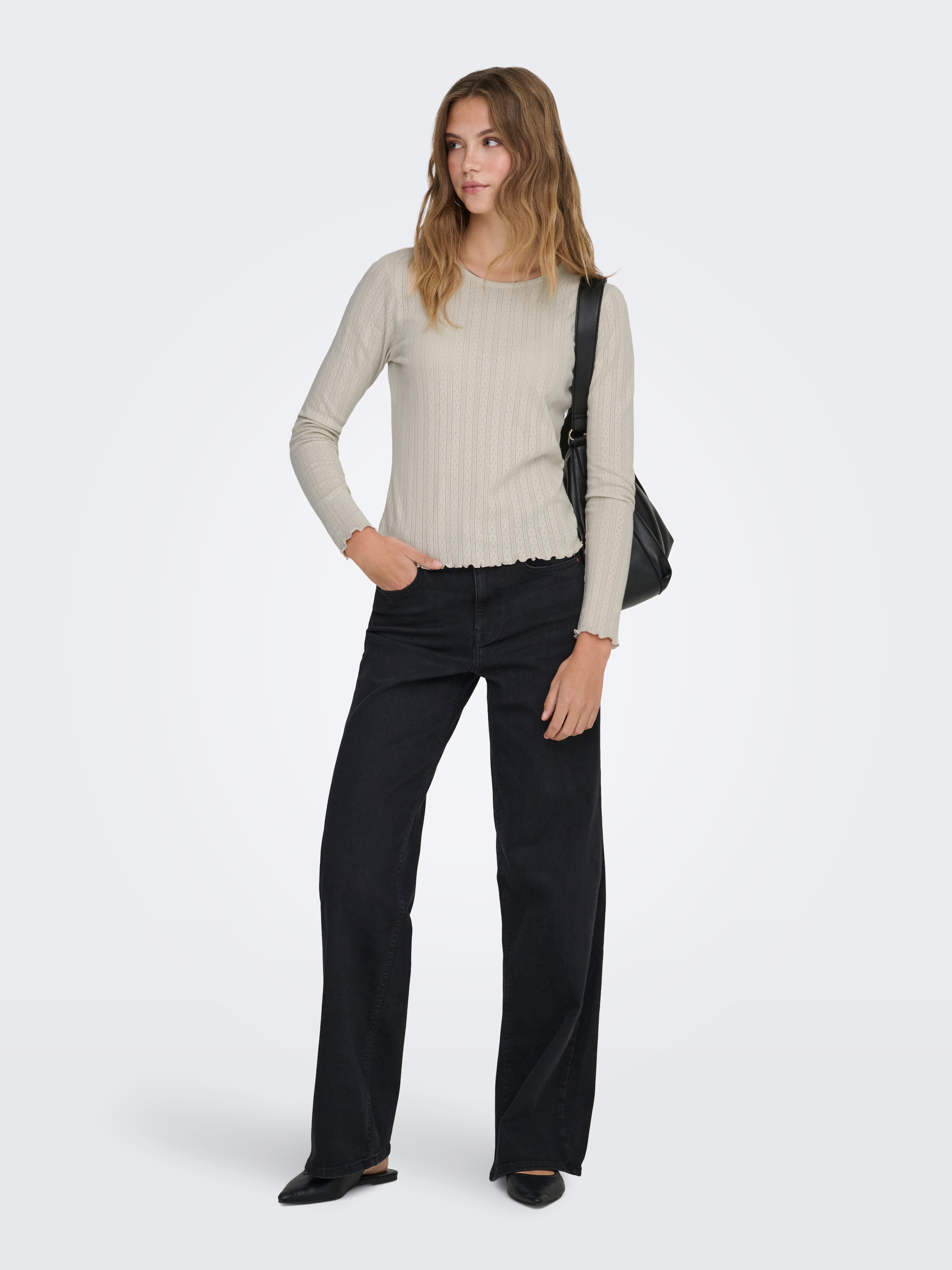 ONLY Langarmshirt »ONLCARLOTTA L/S TOP NOOS JRS«