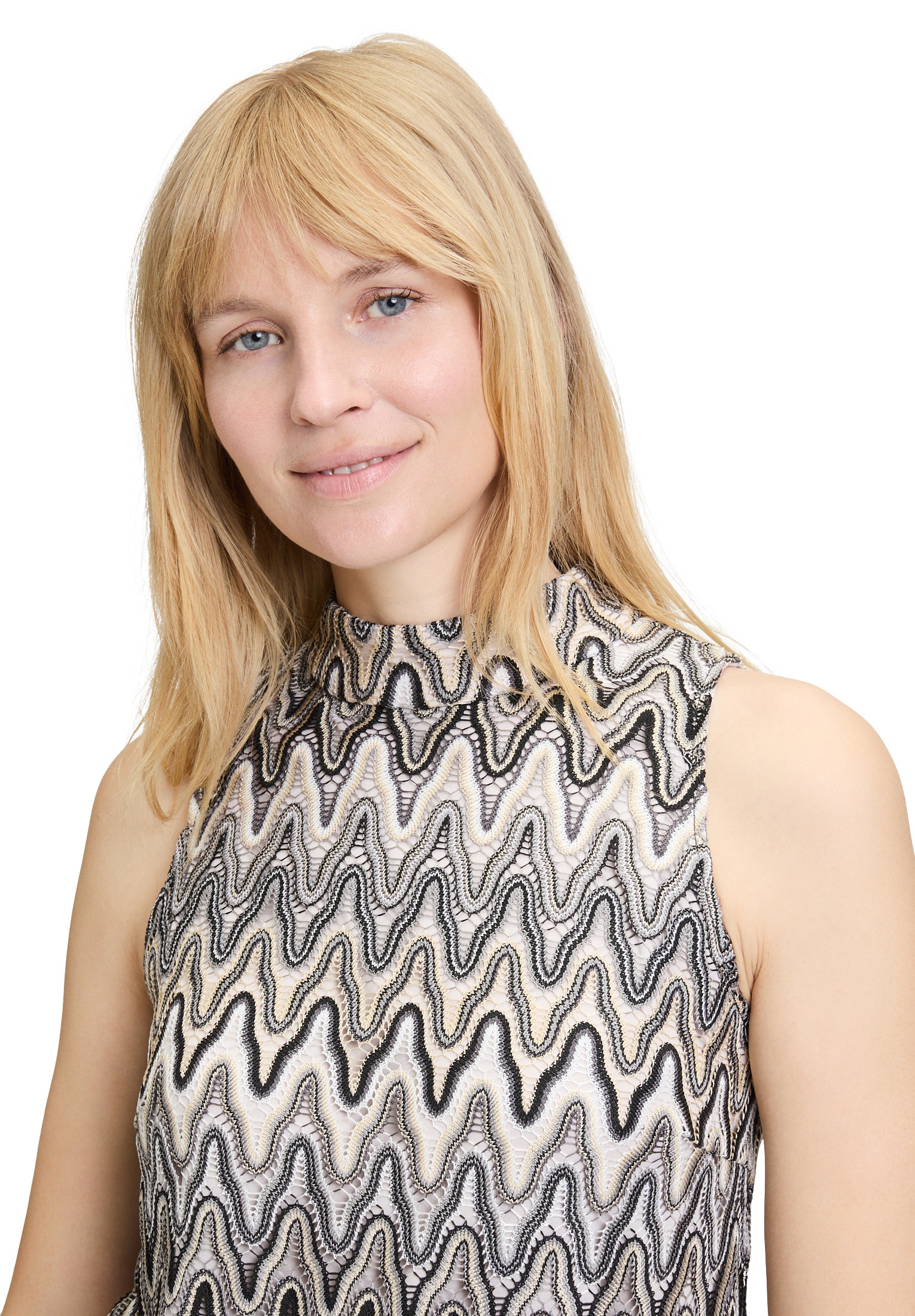 Betty Barclay Blusentop »Crop-Top mit Stehkragen«