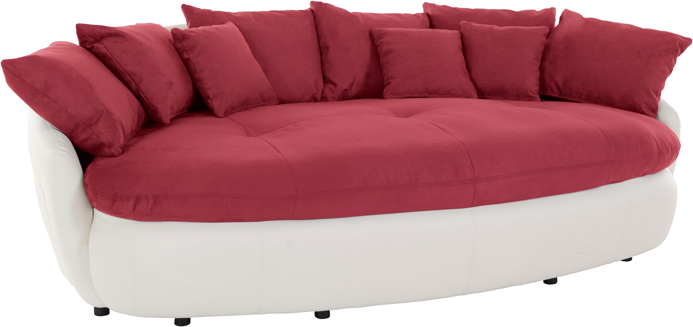 INOSIGN Big-Sofa »Aruba« gemütliches Megasofa in XXL in organischer Form mit vielen Kissen