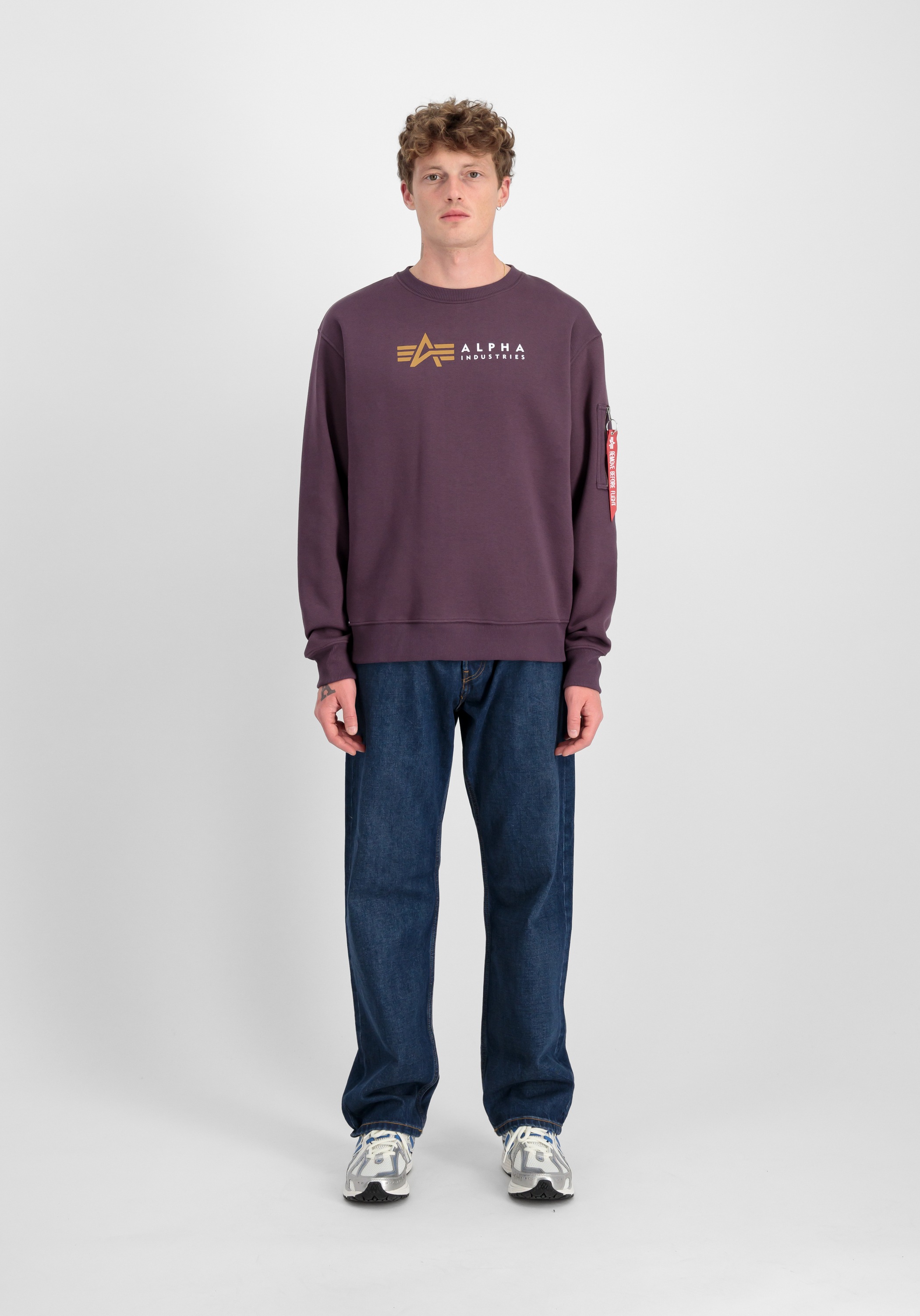 Alpha Industries Sweater »Alpha Label Sweatshirt Sweatshirt«