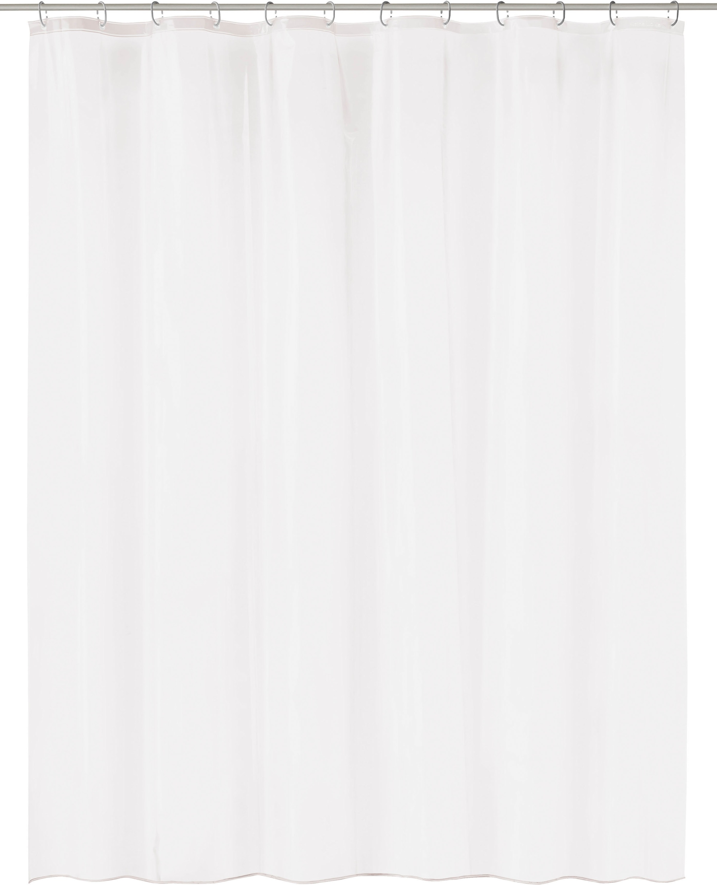 Kleine Wolke Duschvorhang »Frosty«, Breite 180 cm, inklusive Duschvorhangringe