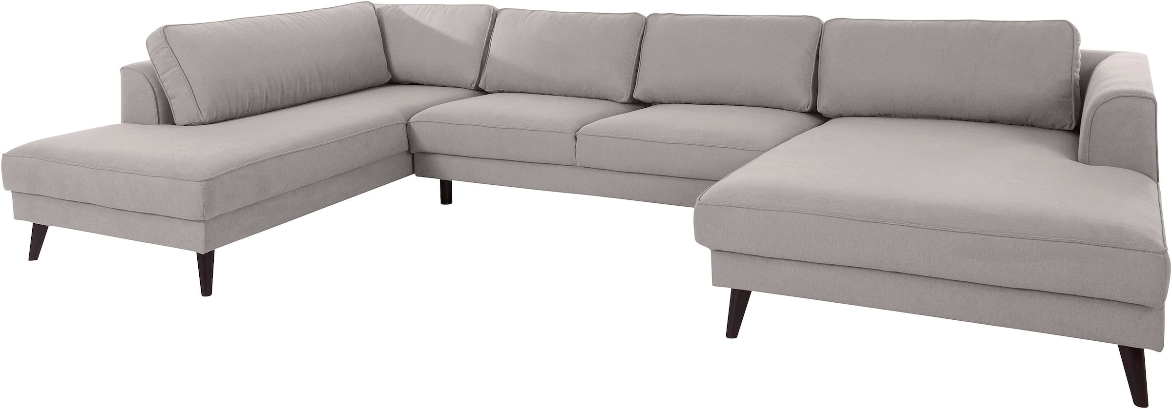 INOSIGN Wohnlandschaft »Lumber Jack, viel Platz, bequem, Breite 354cm, hoher Fuß, U-Form«, in moderner Optik