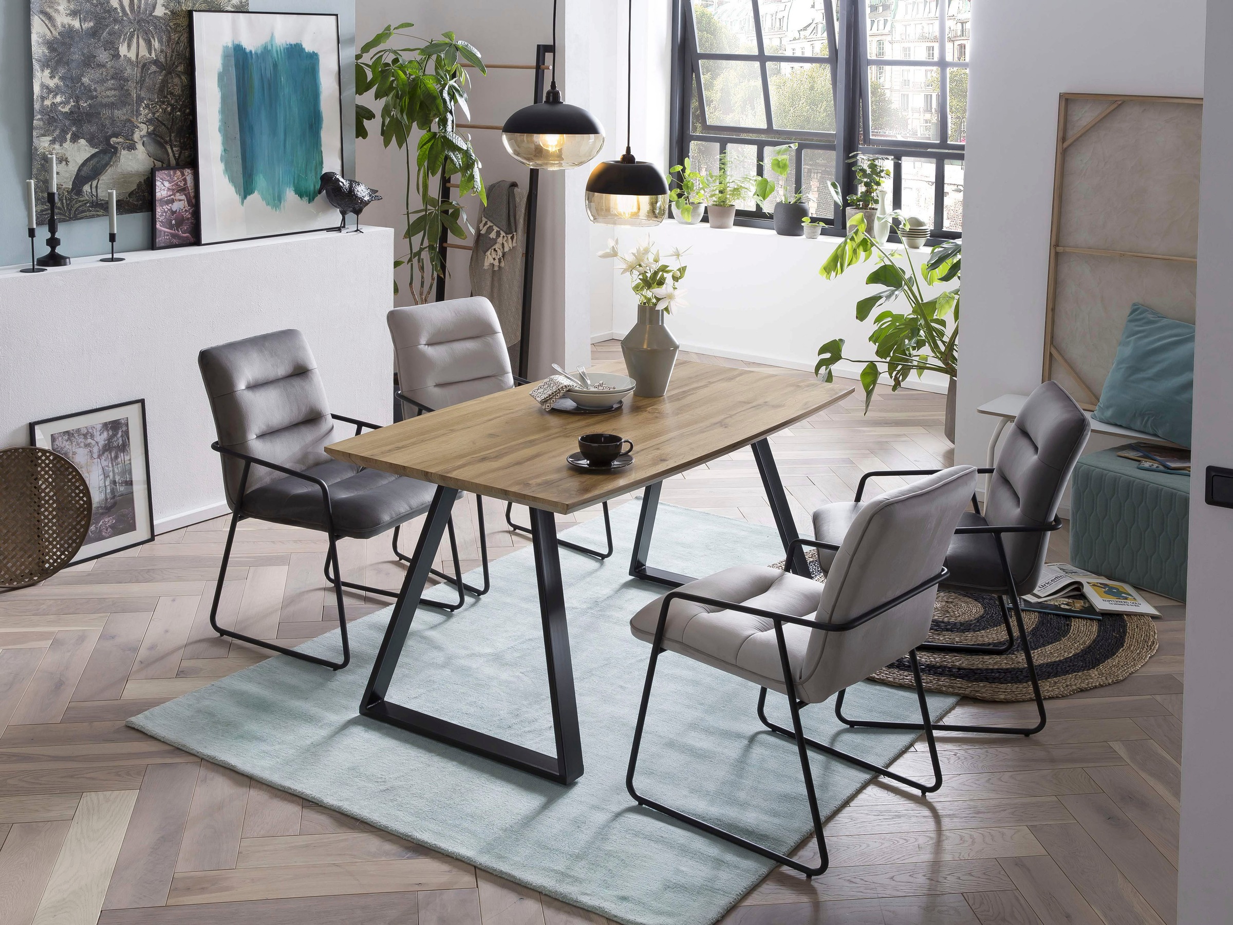 INOSIGN Polsterstuhl »Marla«, (Set), 2 St., Samtvelours