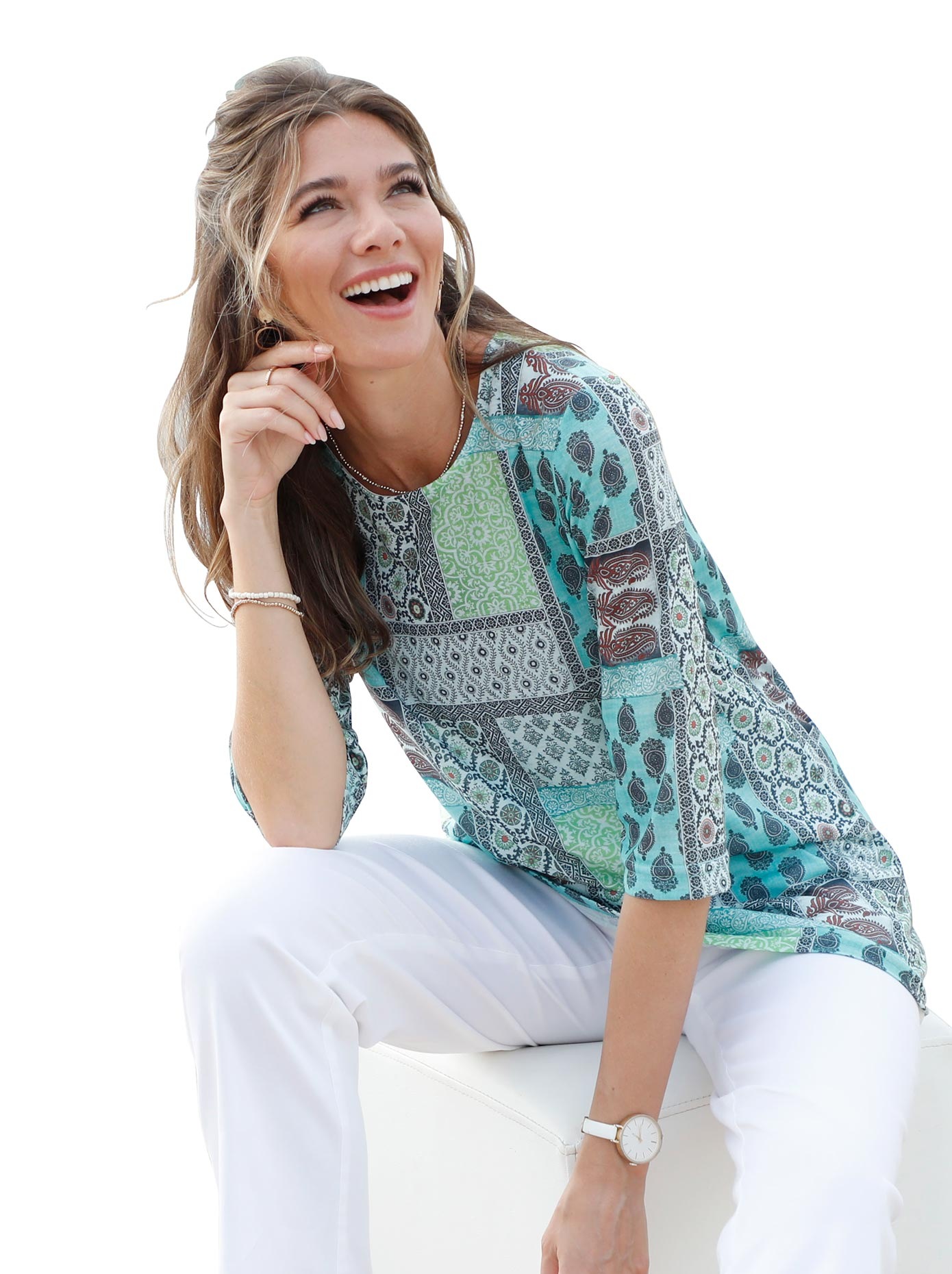 Classic Basics Print-Shirt »Longshirt«, (1 tlg.) kaufen