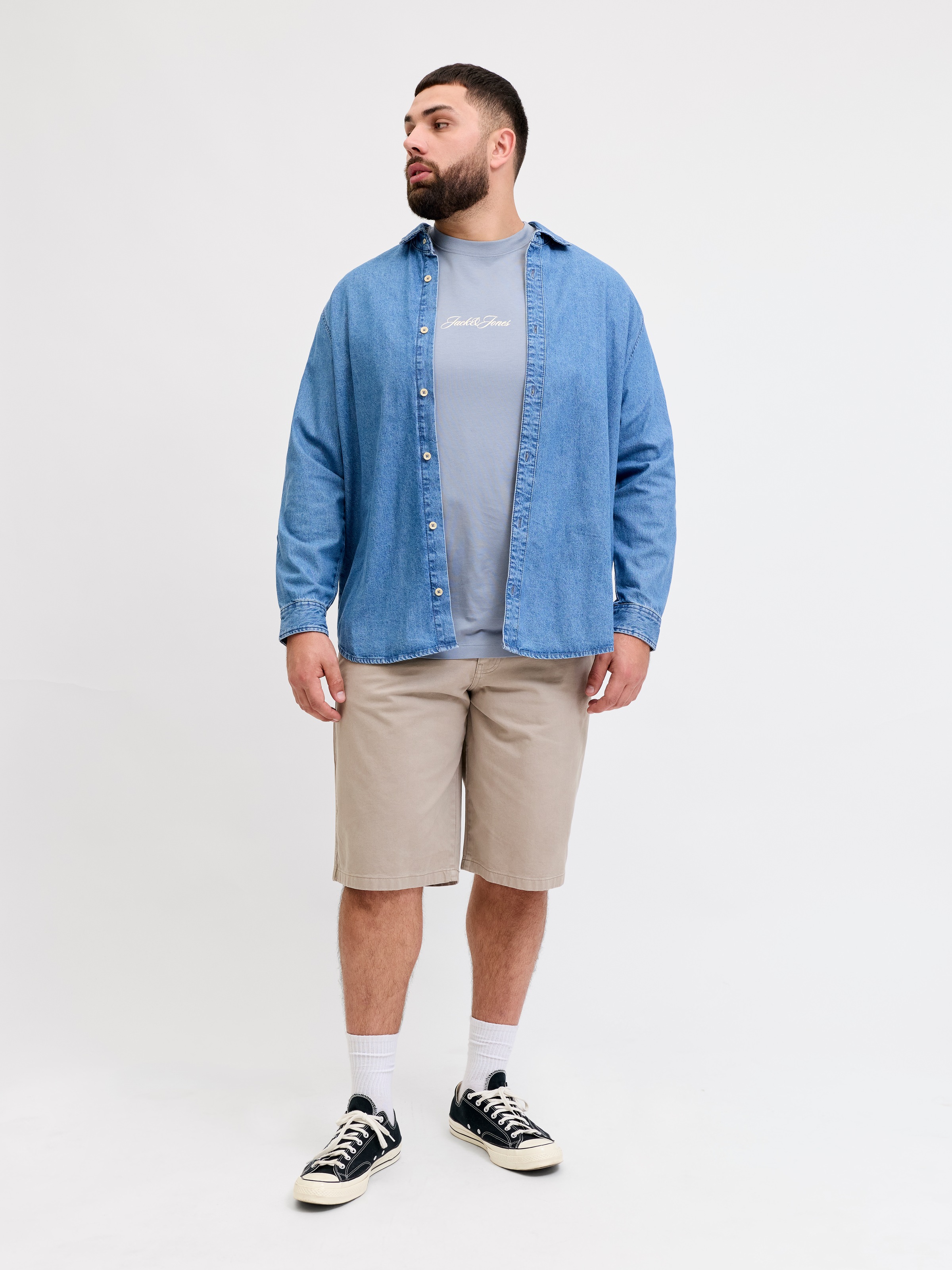 Jack & Jones PlusSize Bermudas »JPSTOWEN NORREBRO WORKER SHORTS LN PLS«  mit Taschen