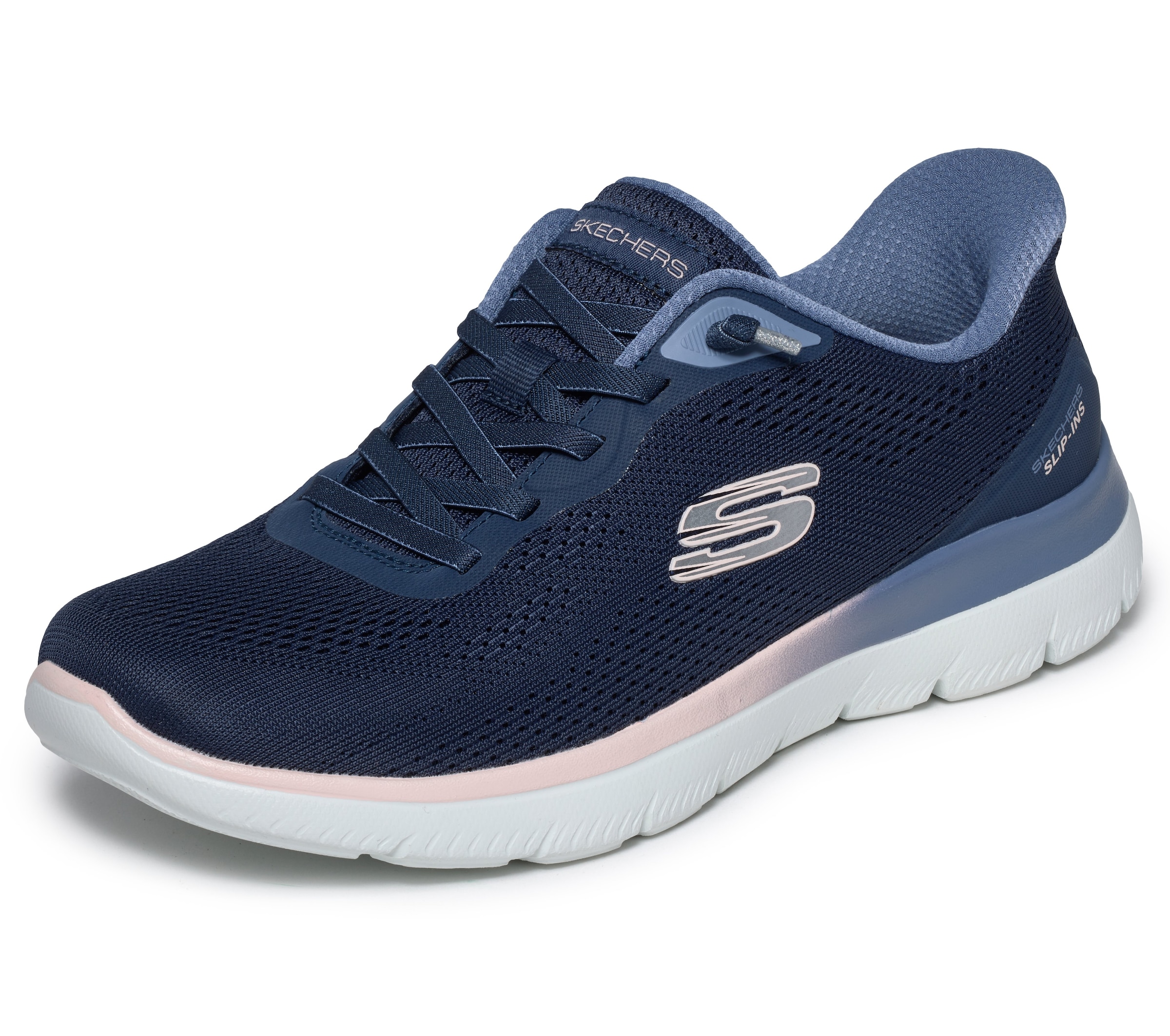 Skechers Slip-On Sneaker »SUMMITS«  Schlupfschuh, Halbschuh, Freizeitschuh, mit Slip Ins