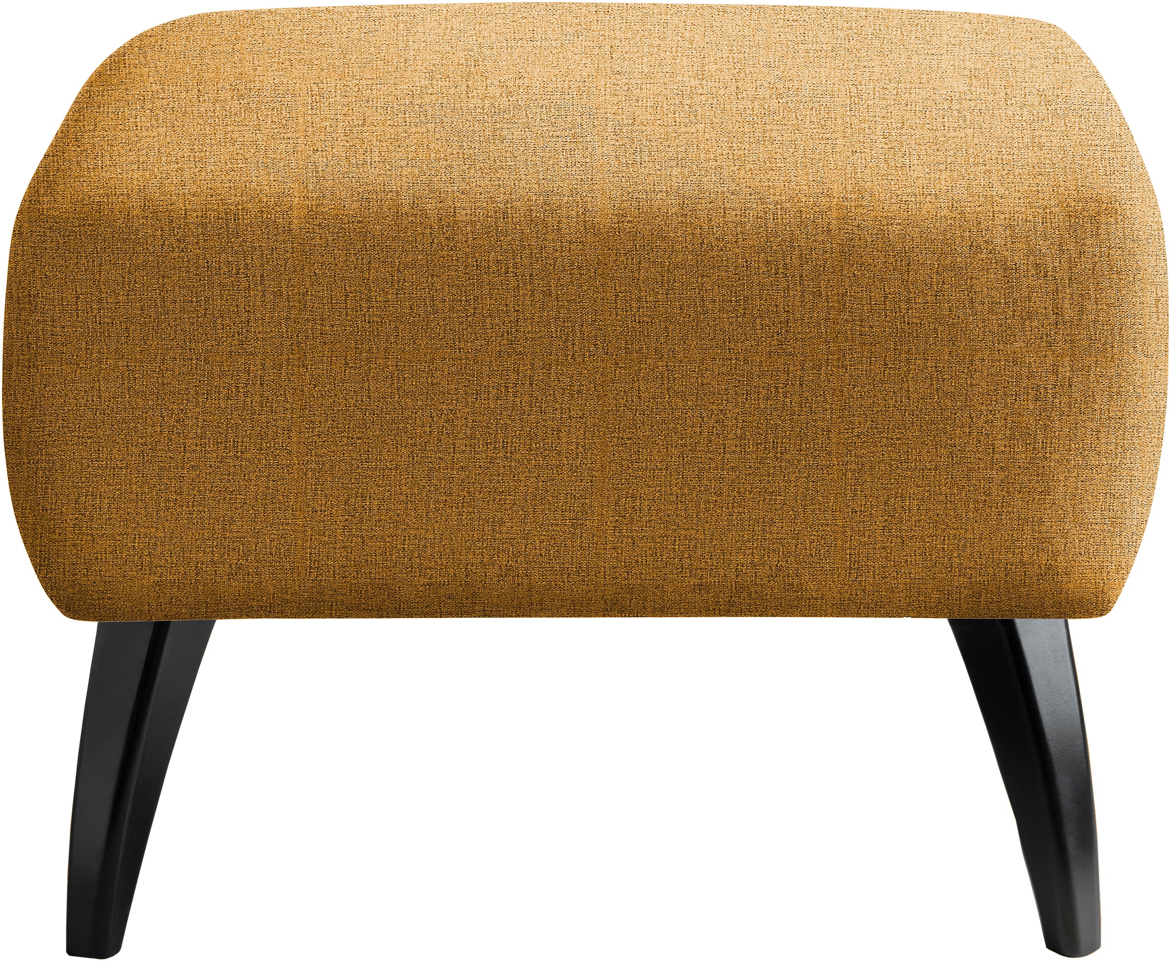 Home affaire Polsterhocker »Colori« Holzfußfarbe wählbar, verschiedene Stoffe, hochwertige Stoffqualität