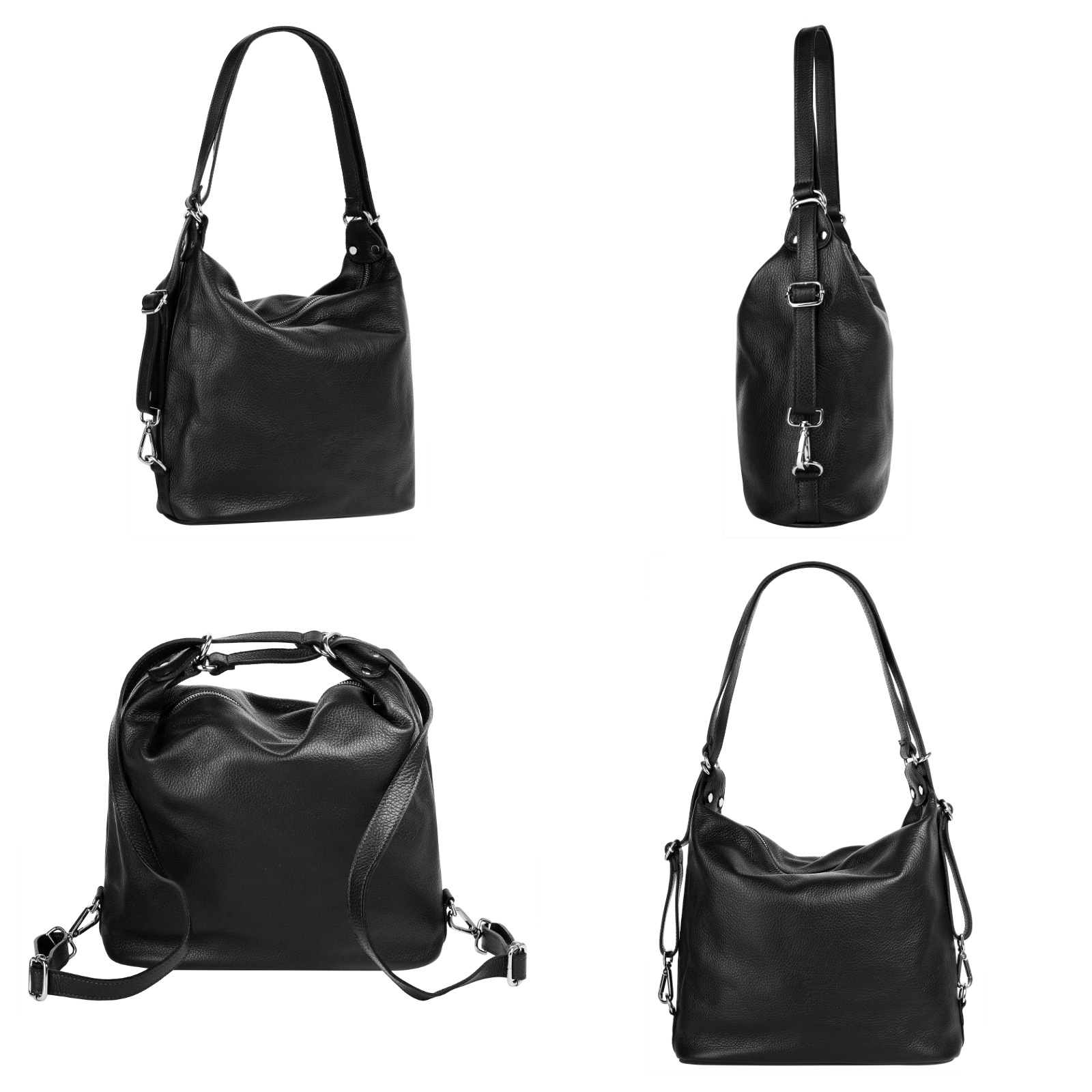 Samantha Look Shopper, echt Leder, Made in Italy