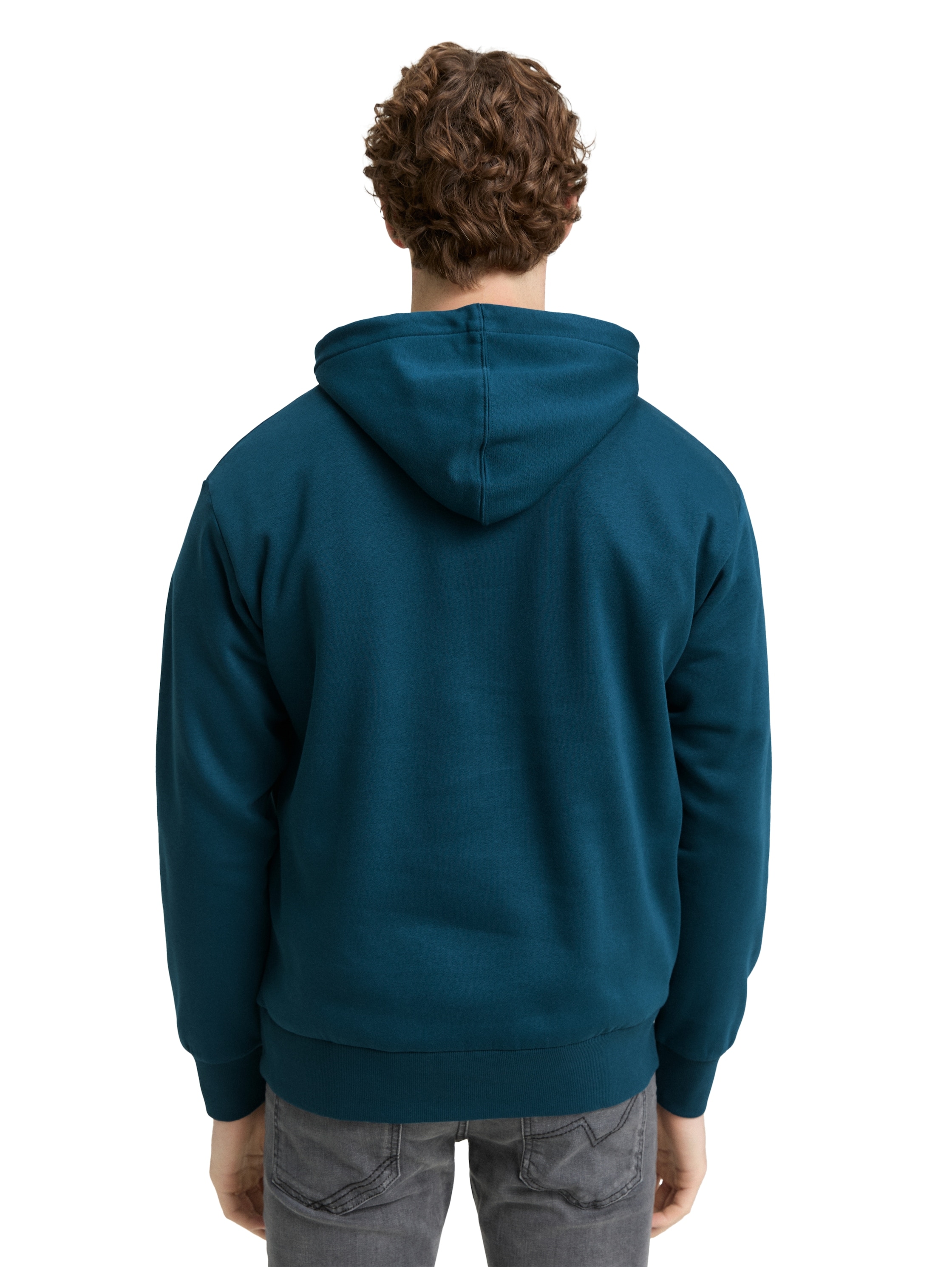 TOM TAILOR Denim Hoodie, mit Logo Print