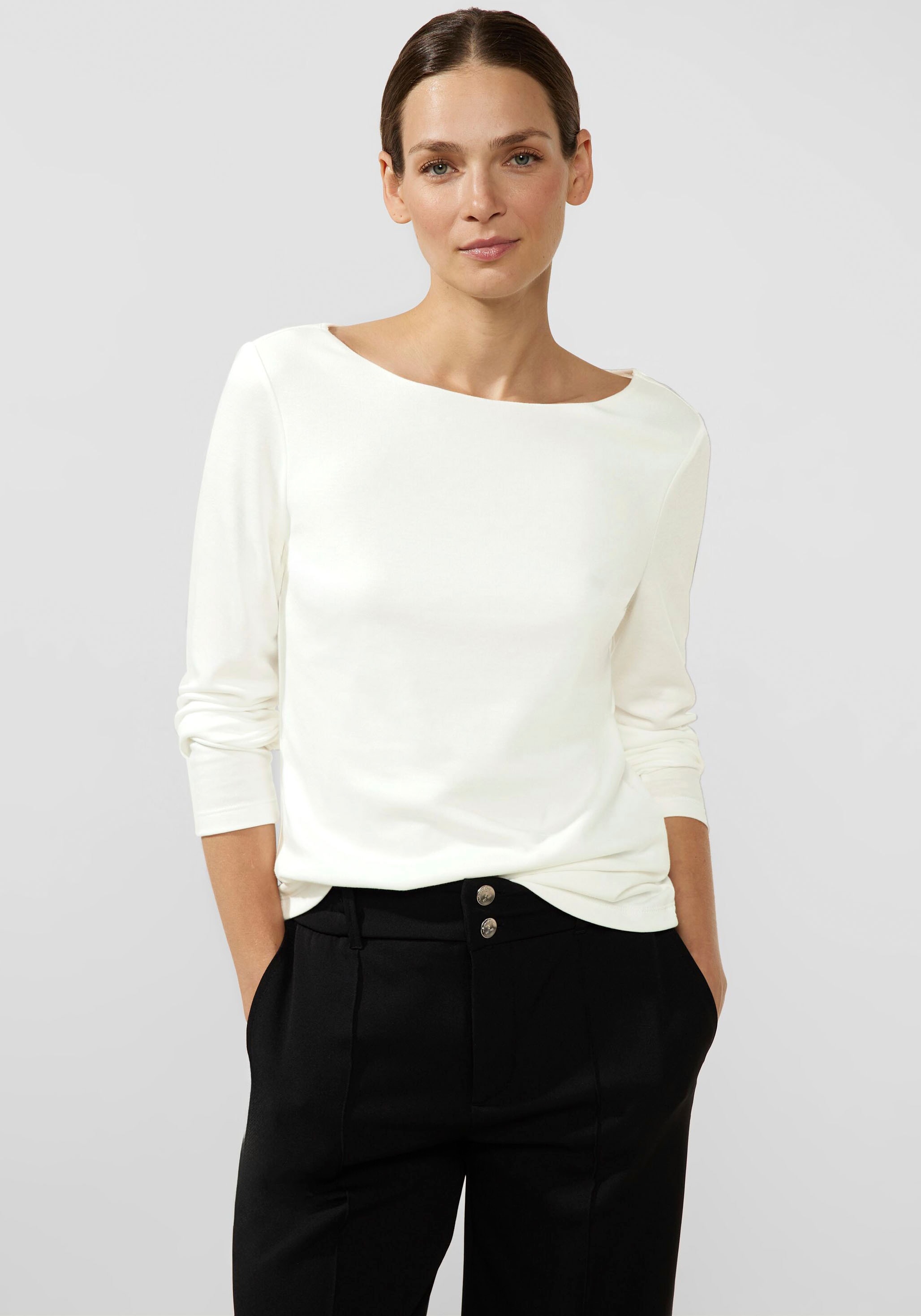 STREET ONE Langarmshirt«, bei Langarmshirt softer online in »Basic Qualität OTTO