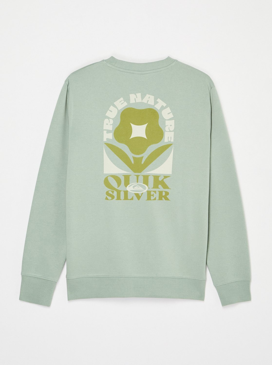 Quiksilver Sweatshirt »TRUE CREW«, sportlicher Look, für Alltag und Freizeit, gerader, zeitloser Schnitt

