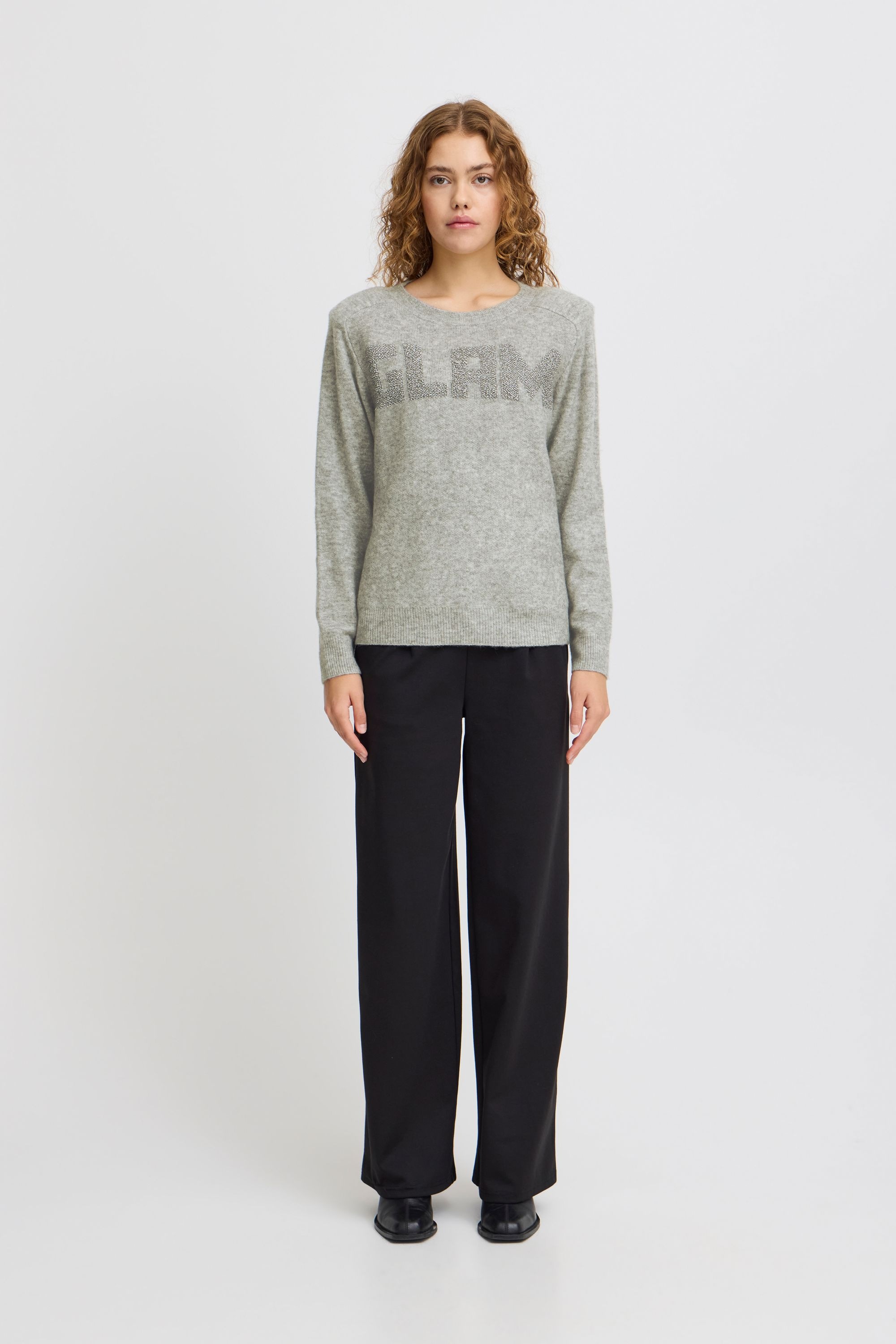 Ichi Strickfleece-Pullover »Strickpullover IHMACON LS8«