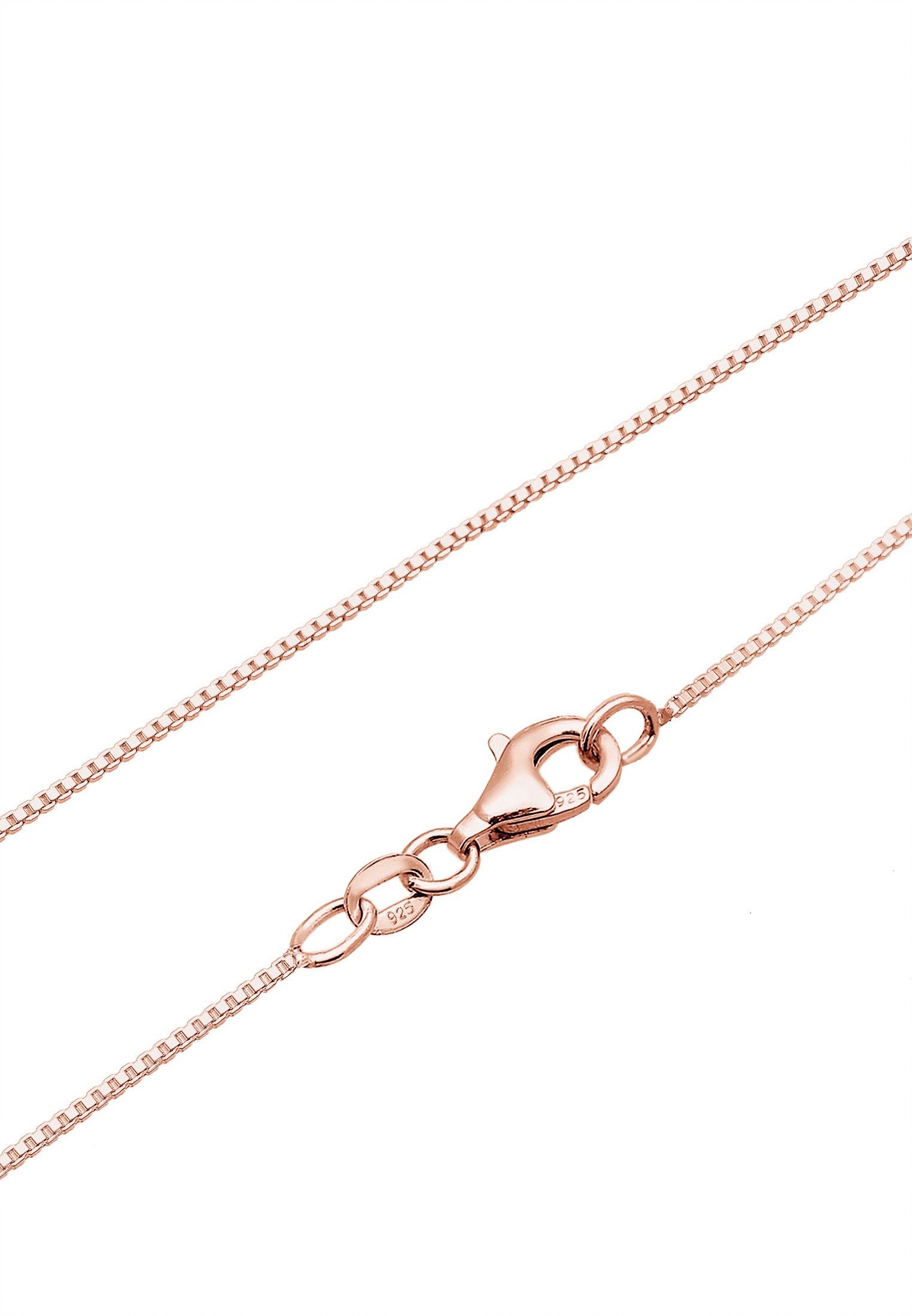 Elli Kette mit Anhänger »Halskette Plättchen Organic 925 Sterling Silber«