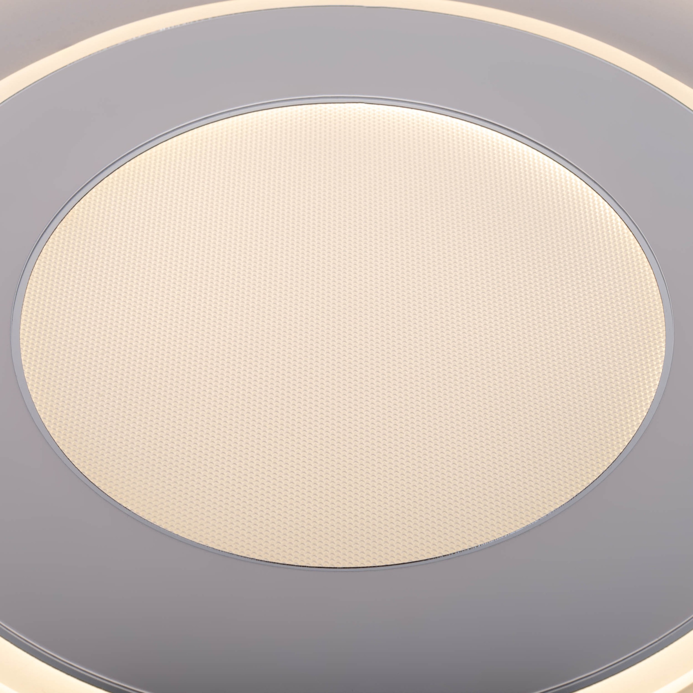 näve LED Deckenleuchte »Doira« LED-Modul 1 Stk. warmweiß - kaltweiß weiß/silber, dimmbar per Fernbedienung (inkl), CCT, Memory, Nachtlicht