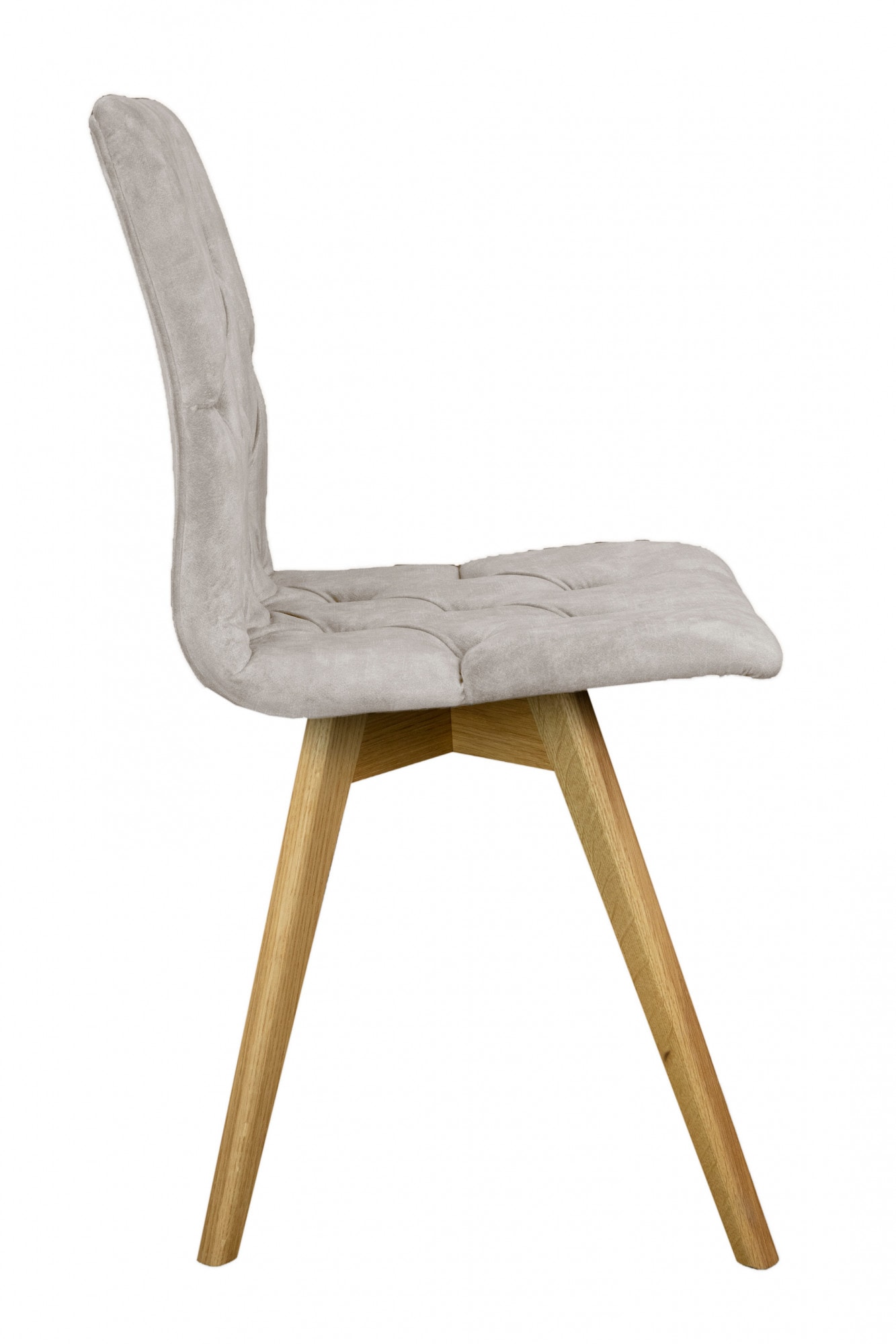 OTTO home Esszimmerstuhl »Rania« (Set) 2 Stk.Massivholzgestell, mit Knopfheftung