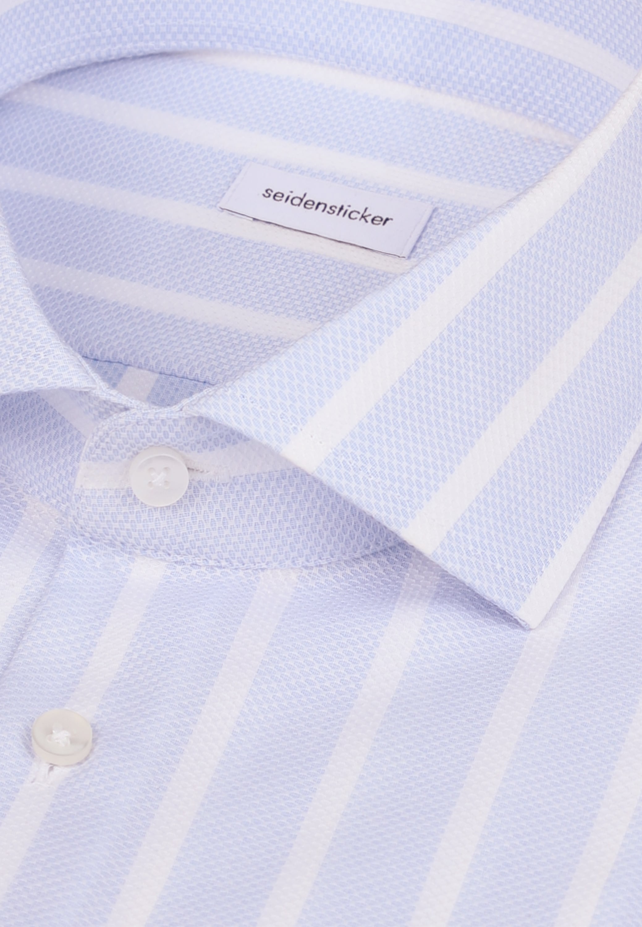 seidensticker Businesshemd »Schwarze Rose« Slim 1/1 Kentkragen Gestreift