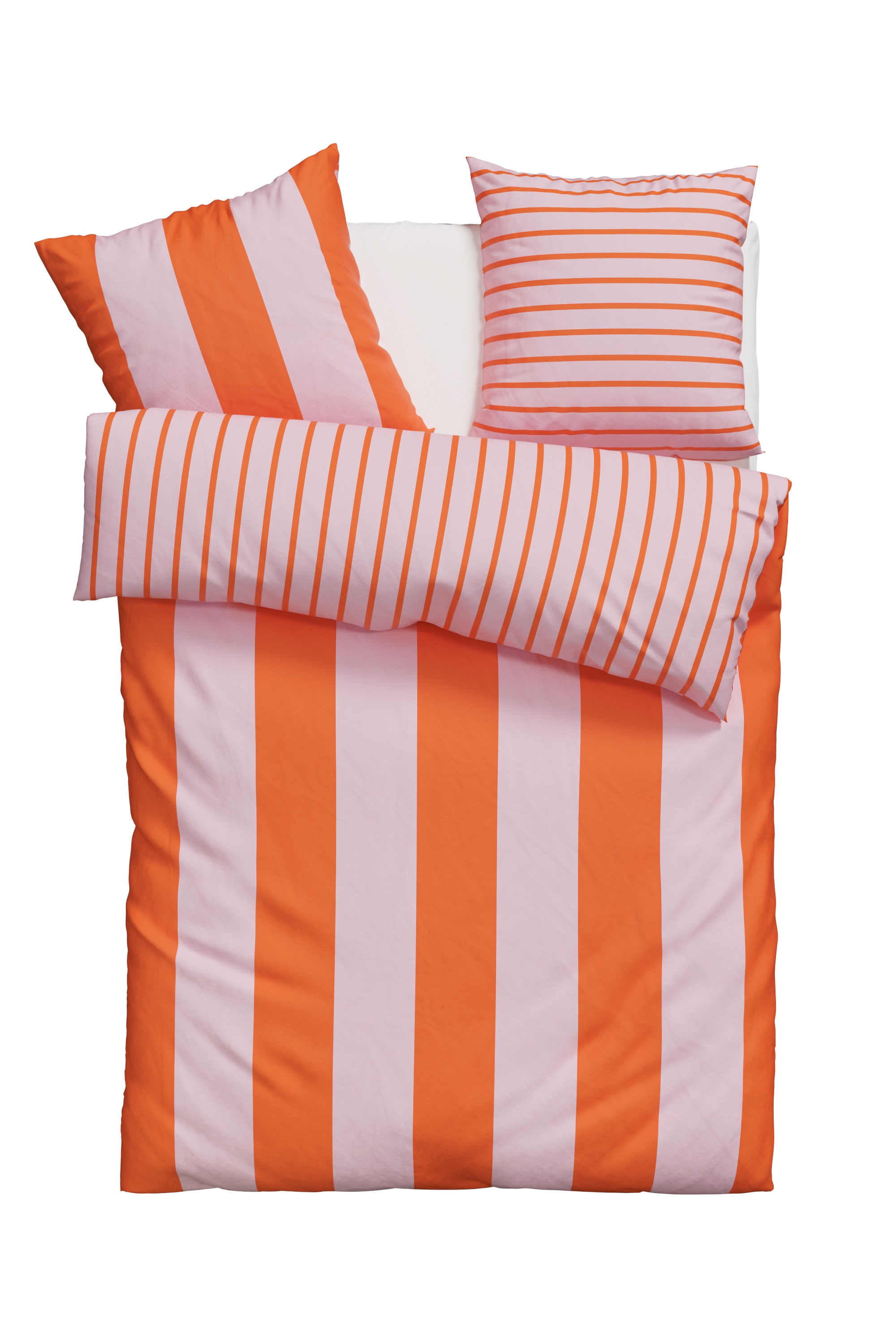 OTTO home Bettwäsche »Sari Trend«, moderne Bettwäsche mit Streifen, frische Farben, ab Größe 135x200 cm