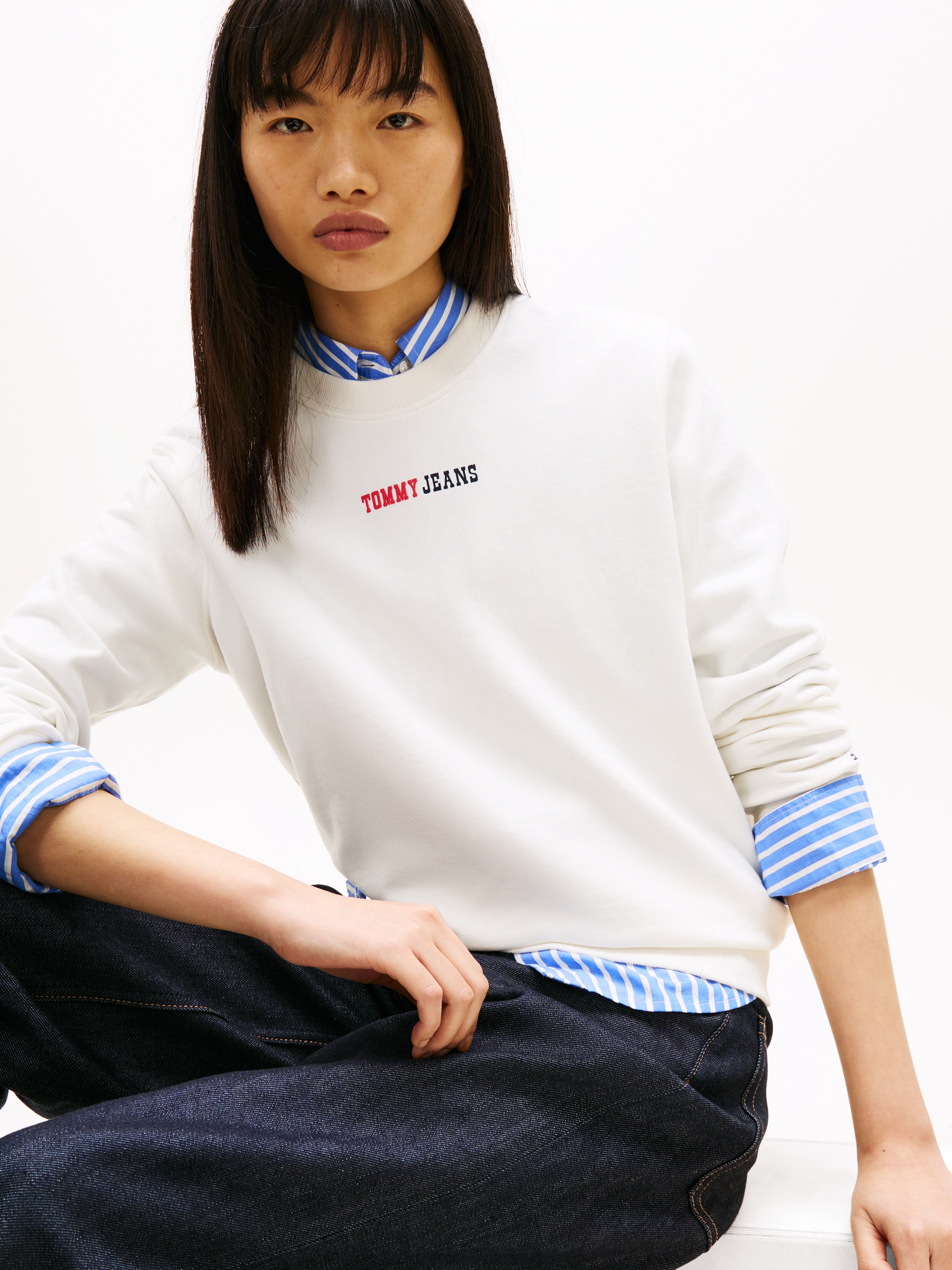 Tommy Jeans Sweatshirt »TJW REG ESS LOGO 2 CREW EXT«
