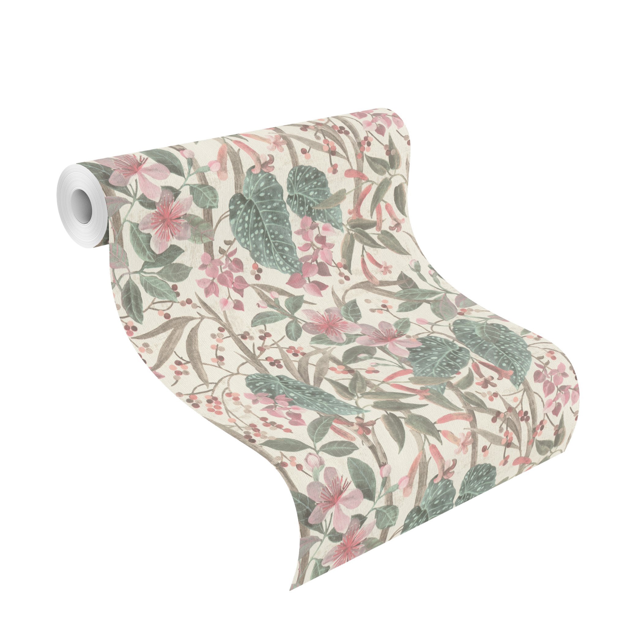 Rasch Vliestapete »Vliestapete Curiosity 538212« botanisch strukturiert Pflanzen