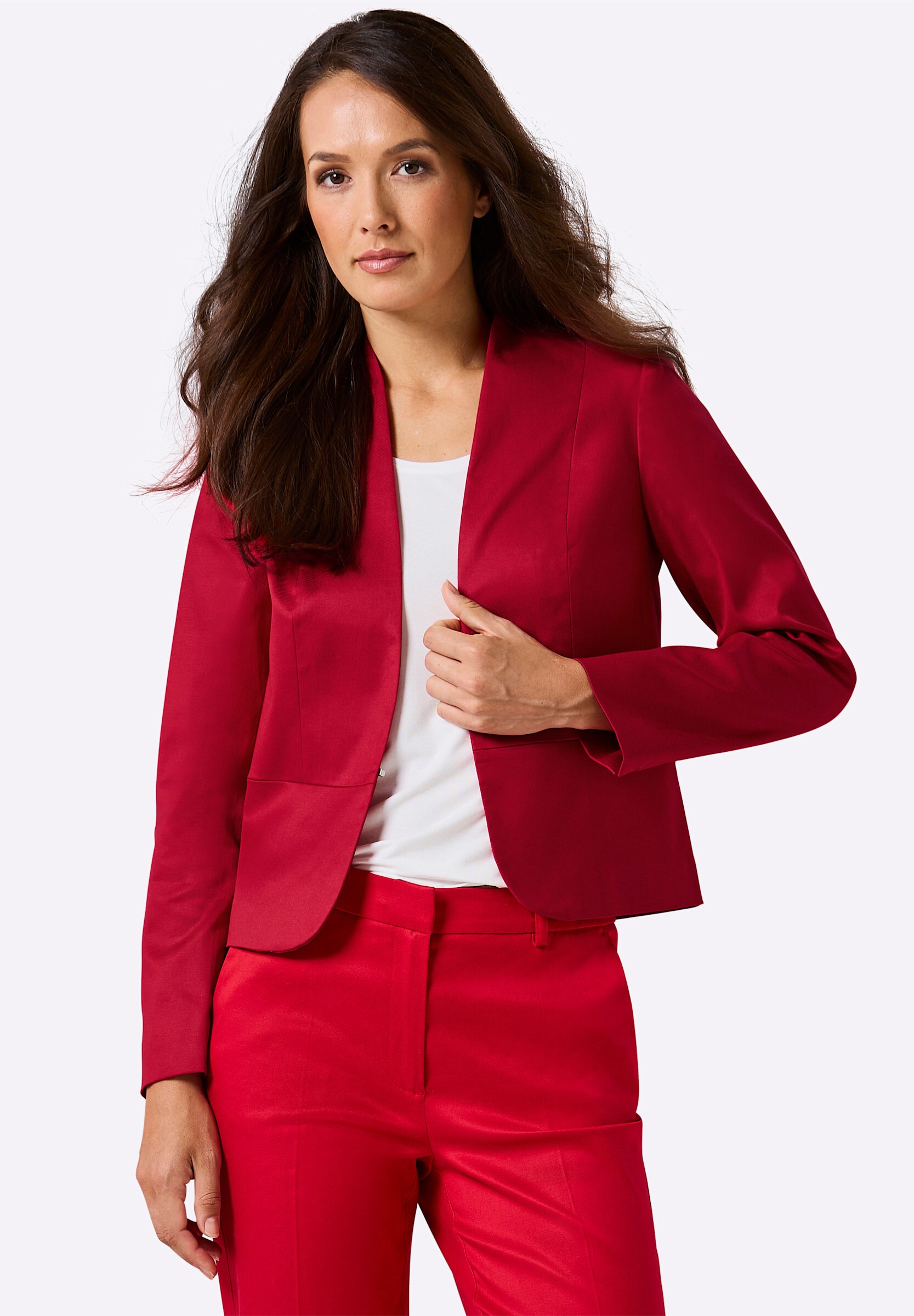 creation L Kurzblazer »Lyocell-Blazer Kurzblazer mit Viskose-Futter«