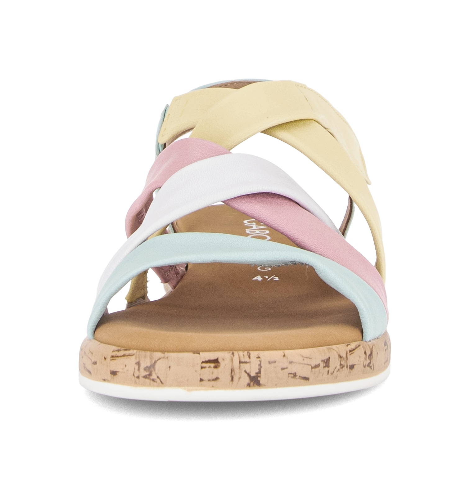 Gabor Riemchensandale »Rhodos«  Sandalette, Sommerschuh im Kontrast-Look, G-Weite