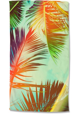 Strandtuch »Palms«, (1 St.), schnell trocknet