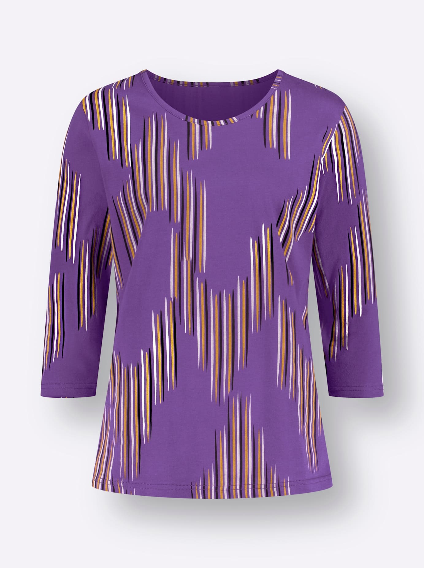 3/4-Arm-Shirt »Rundhals-Shirt«
