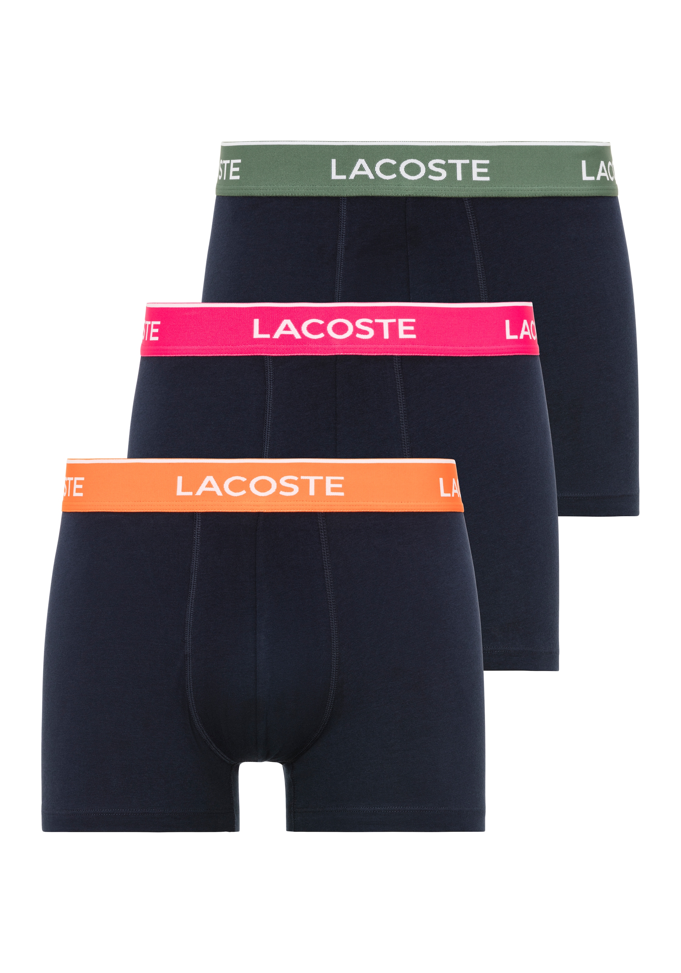 Boxershorts »enge Boxershorts Lacoste Herren Premium«, (Packung, 3 St., 3er-Pack), mit...