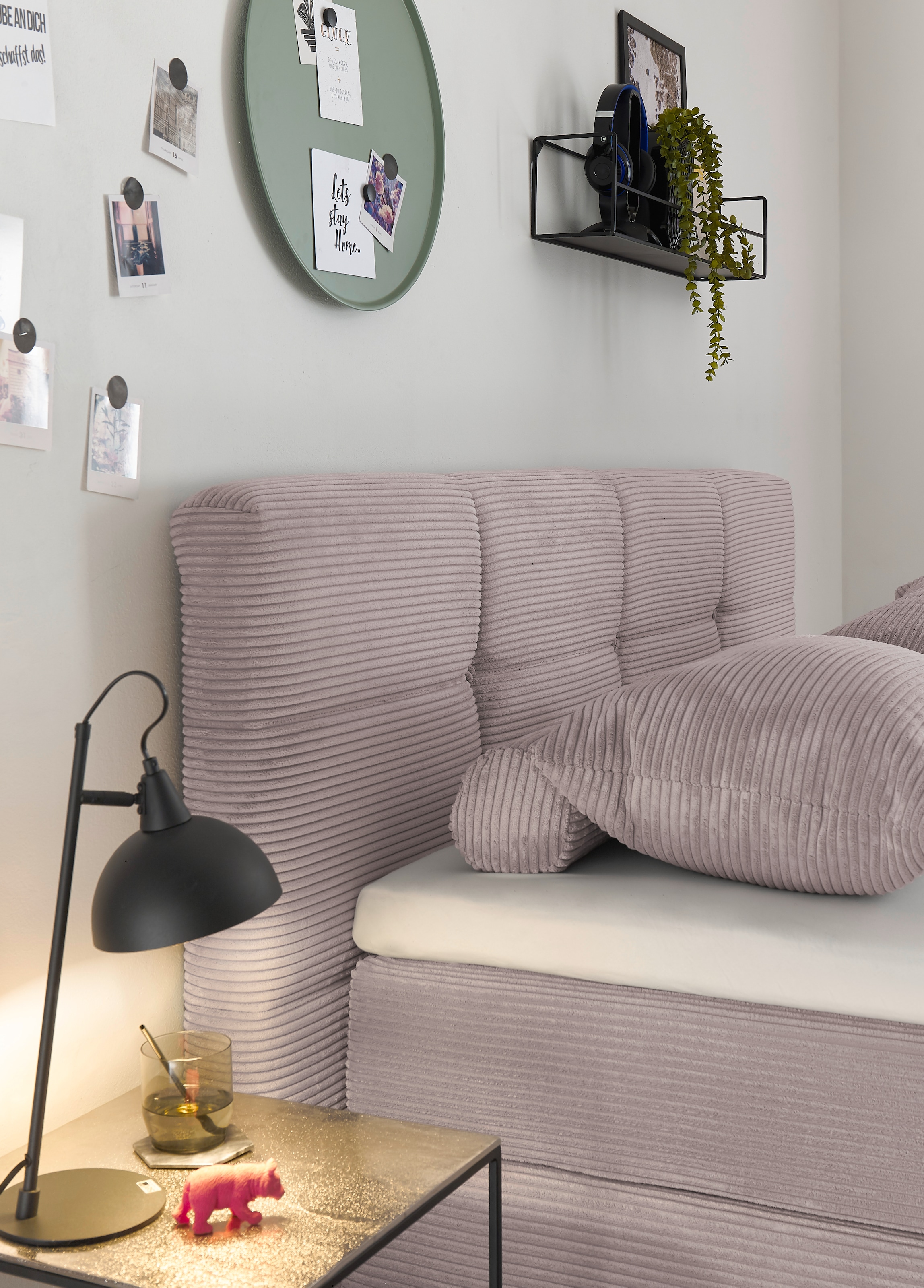 set one by Musterring Boxspringbett »Fairfield« mit Metallfuß schwarz, Wendematratze, Breite 160 oder 180 cm