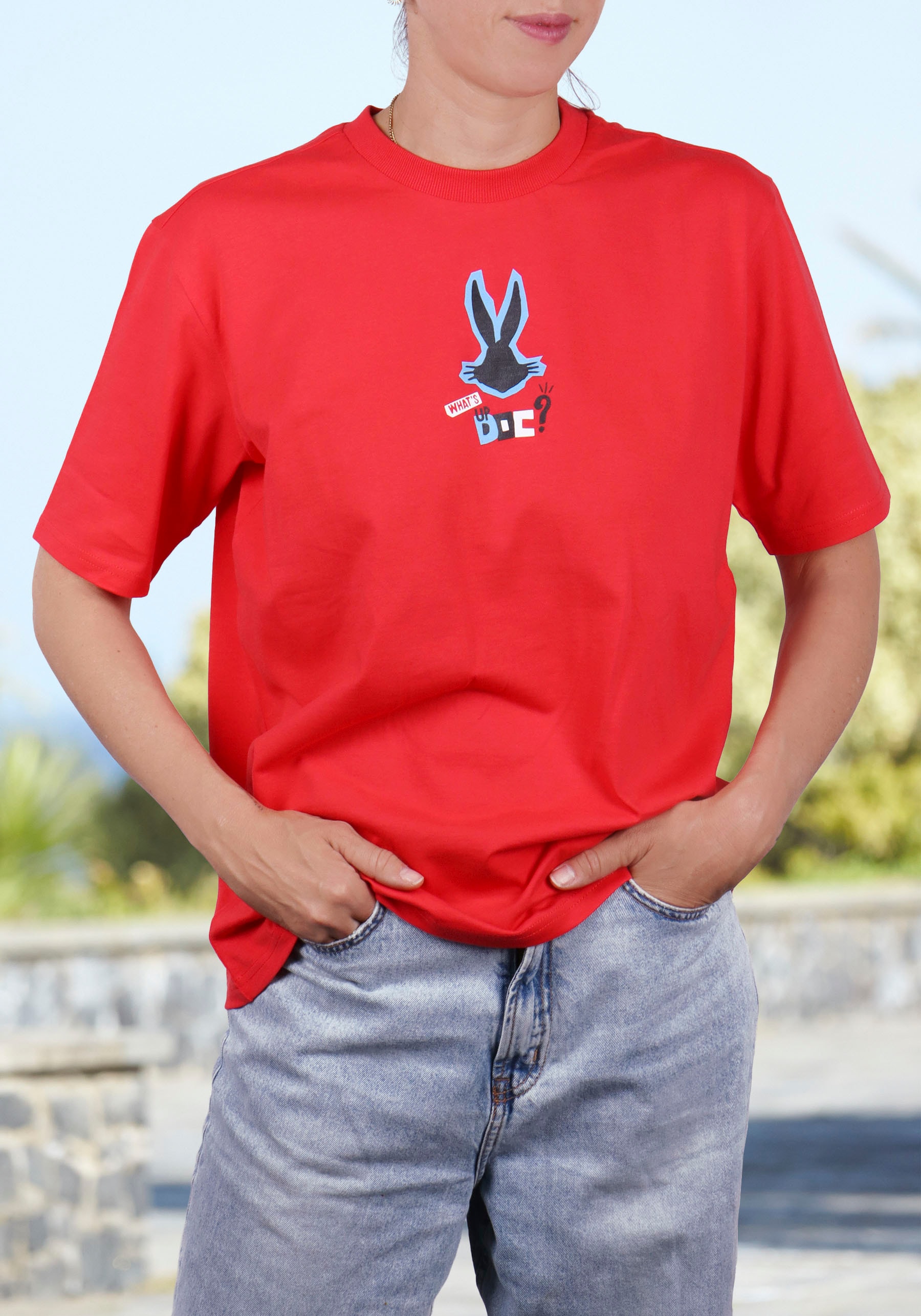 Capelli New York T-Shirt, mit Comic-Motiv Duffy Duck mit Bugs Bunny bei  OTTOversand
