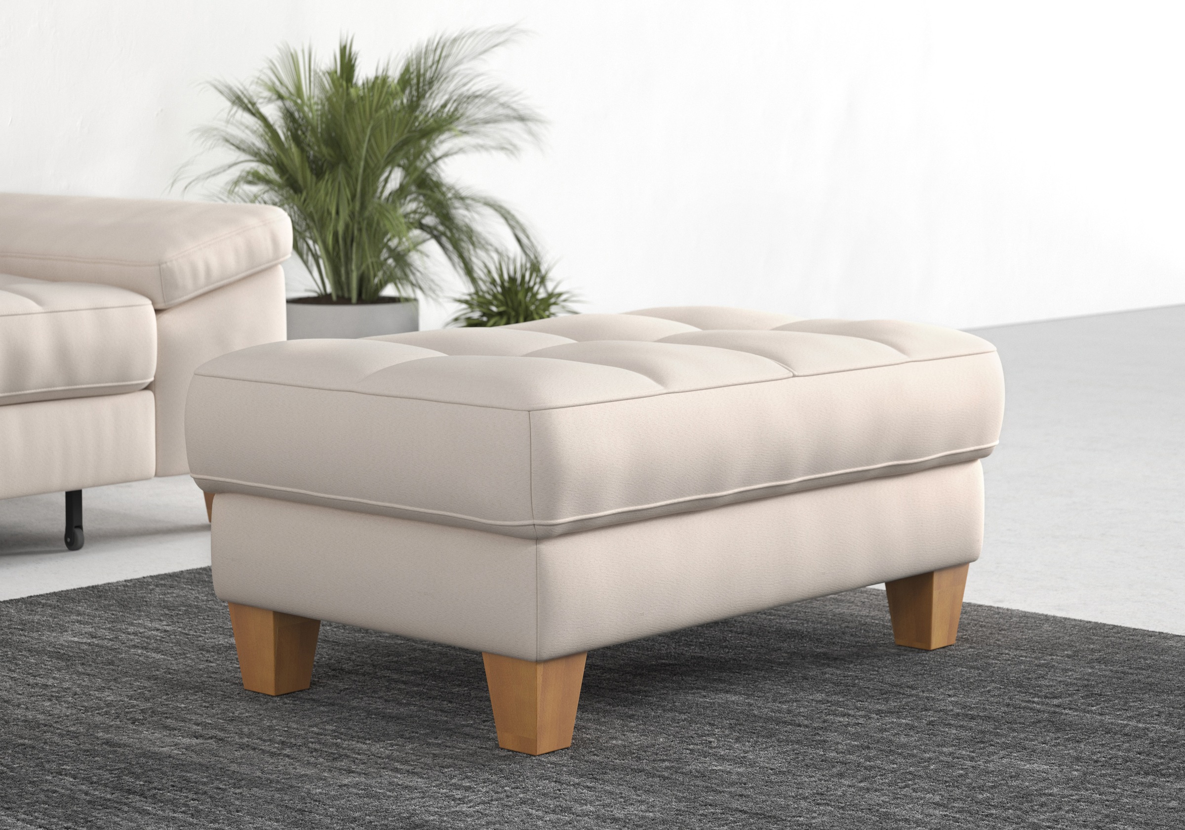 sit&more Stauraumhocker »Westham«, wahlewise mit/ohne Federkern