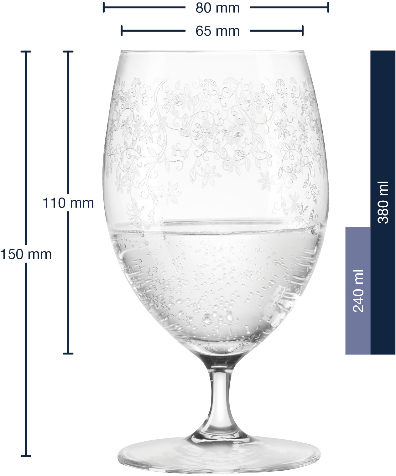 LEONARDO Glas »Chateau«, (Set, 6 tlg.), 380 ml, Teqton-Qualität