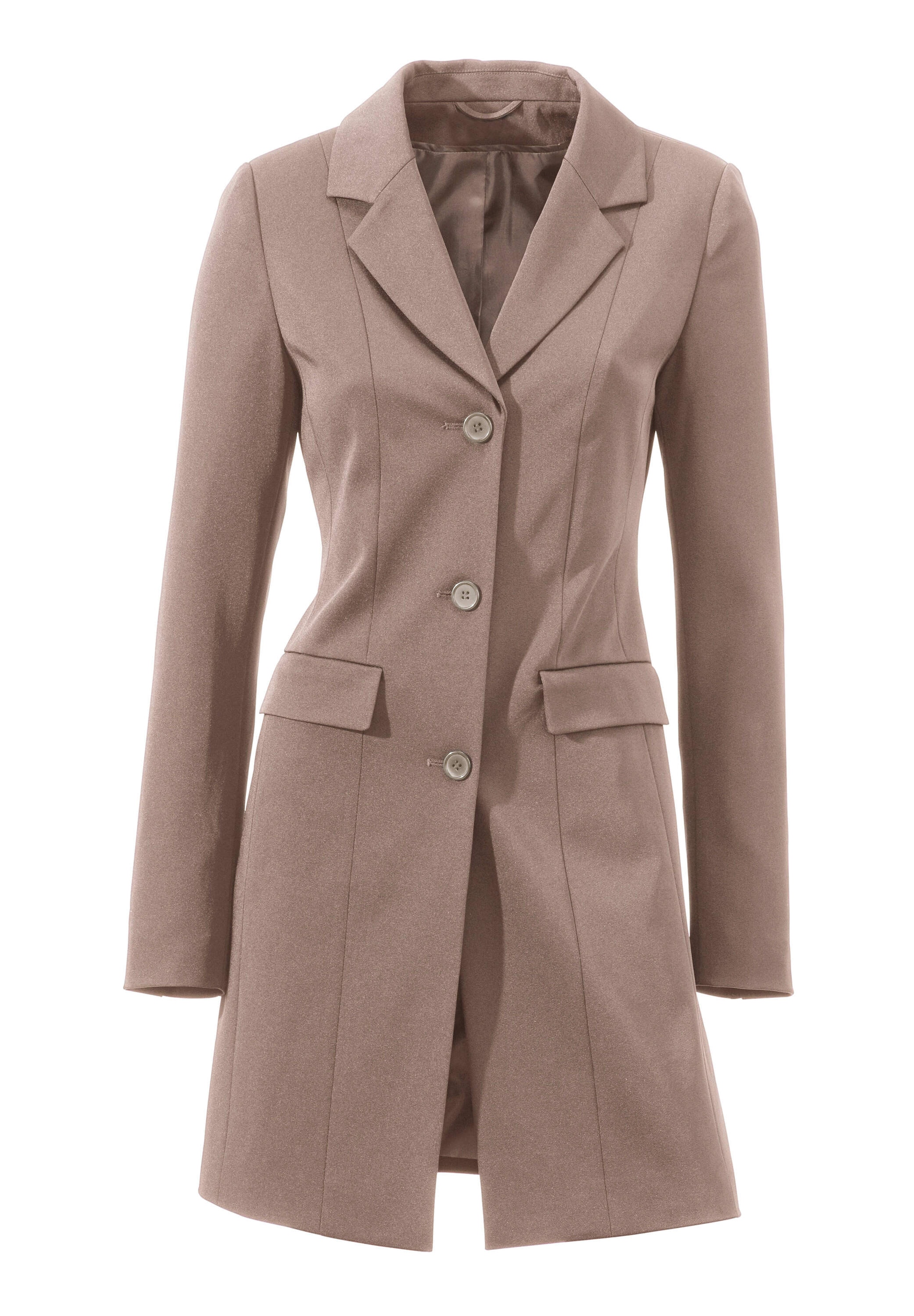 heine Blusenblazer »Longblazer Longblazer mit Pattentaschen«