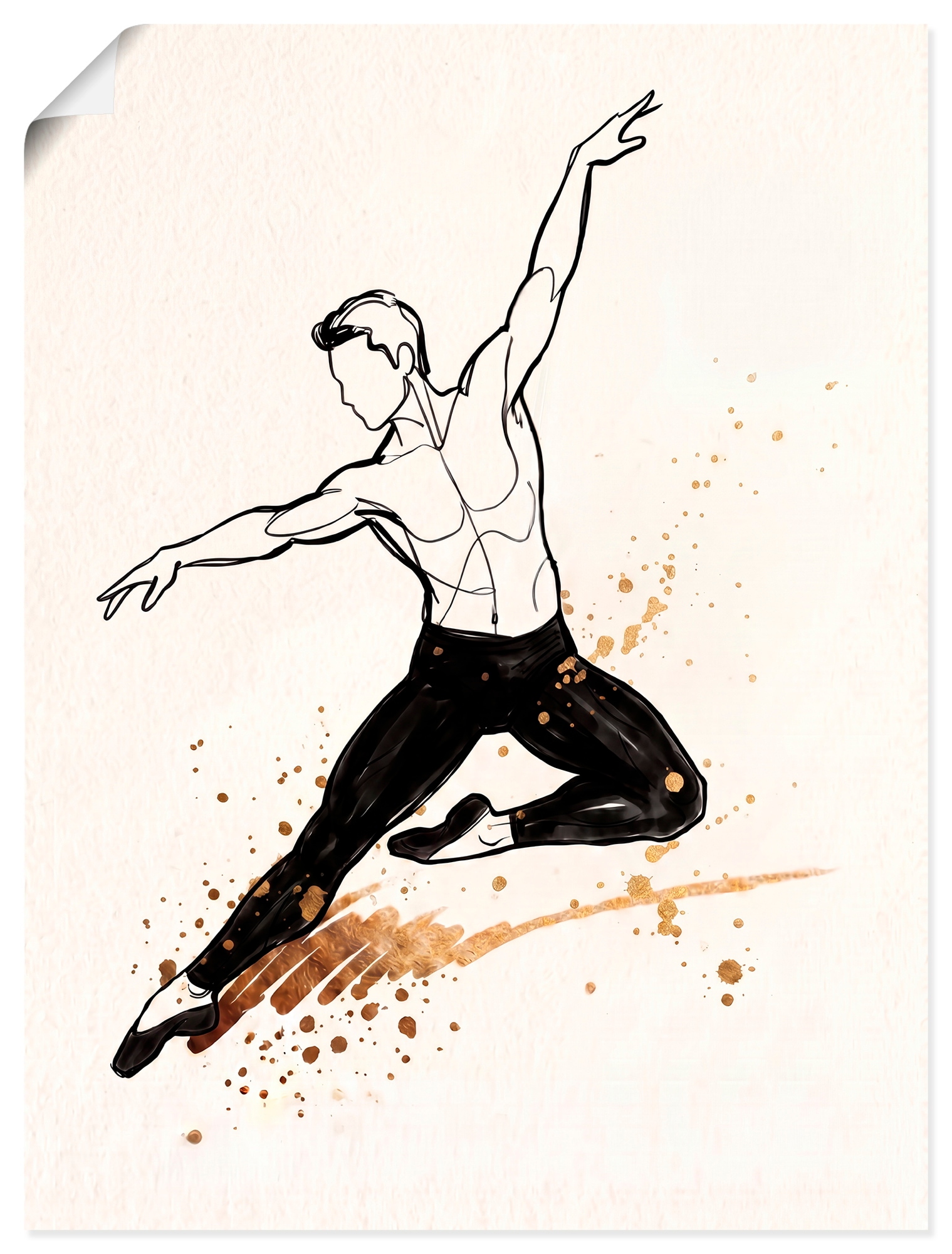 OTTO home Wandbild »Ballet III« Tanz 1 Stk. tlg. als Poster oder Leinwandbild in versch. Größen
