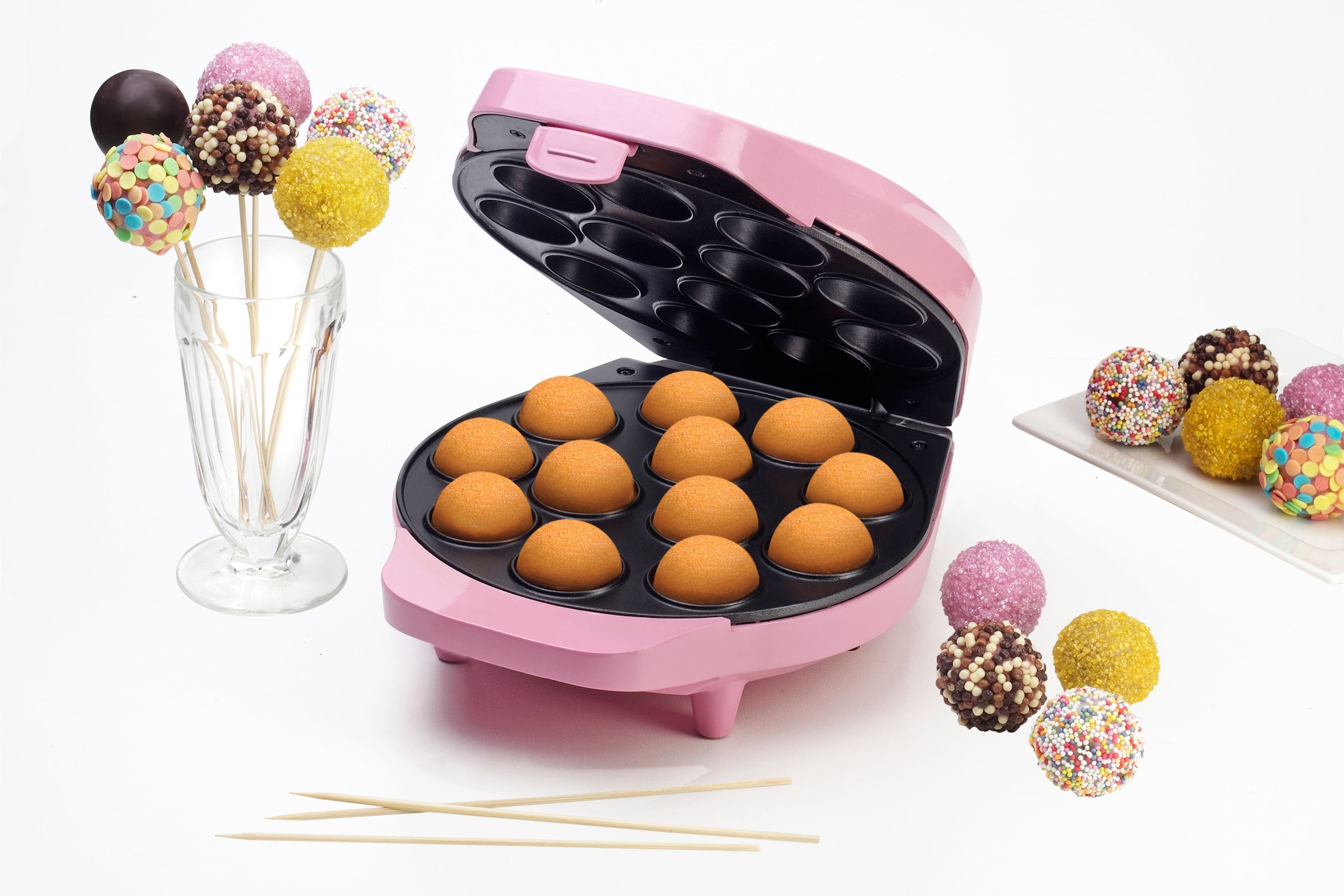 bestron Cakepop-Maker »DCPM12 im OTTO Sweet 700 W, kaufen Design, Retro Weihnachts-Shop Rosa - Antihaftbeschichtung, Dreams«