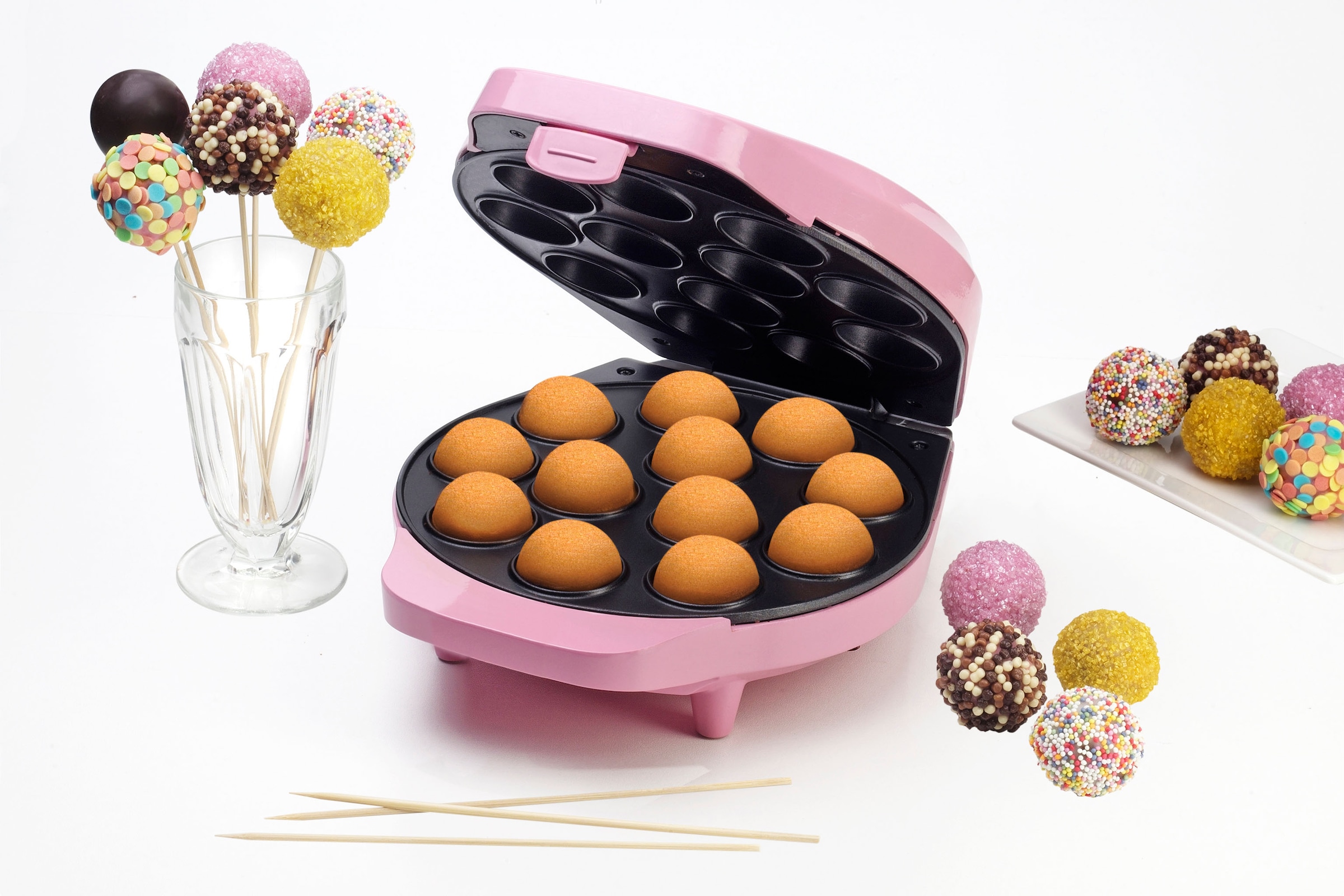 bestron Cakepop-Maker »DCPM12 Sweet Dreams«, 700 W, im Retro Design,  Antihaftbeschichtung, Rosa kaufen - OTTO Weihnachts-Shop