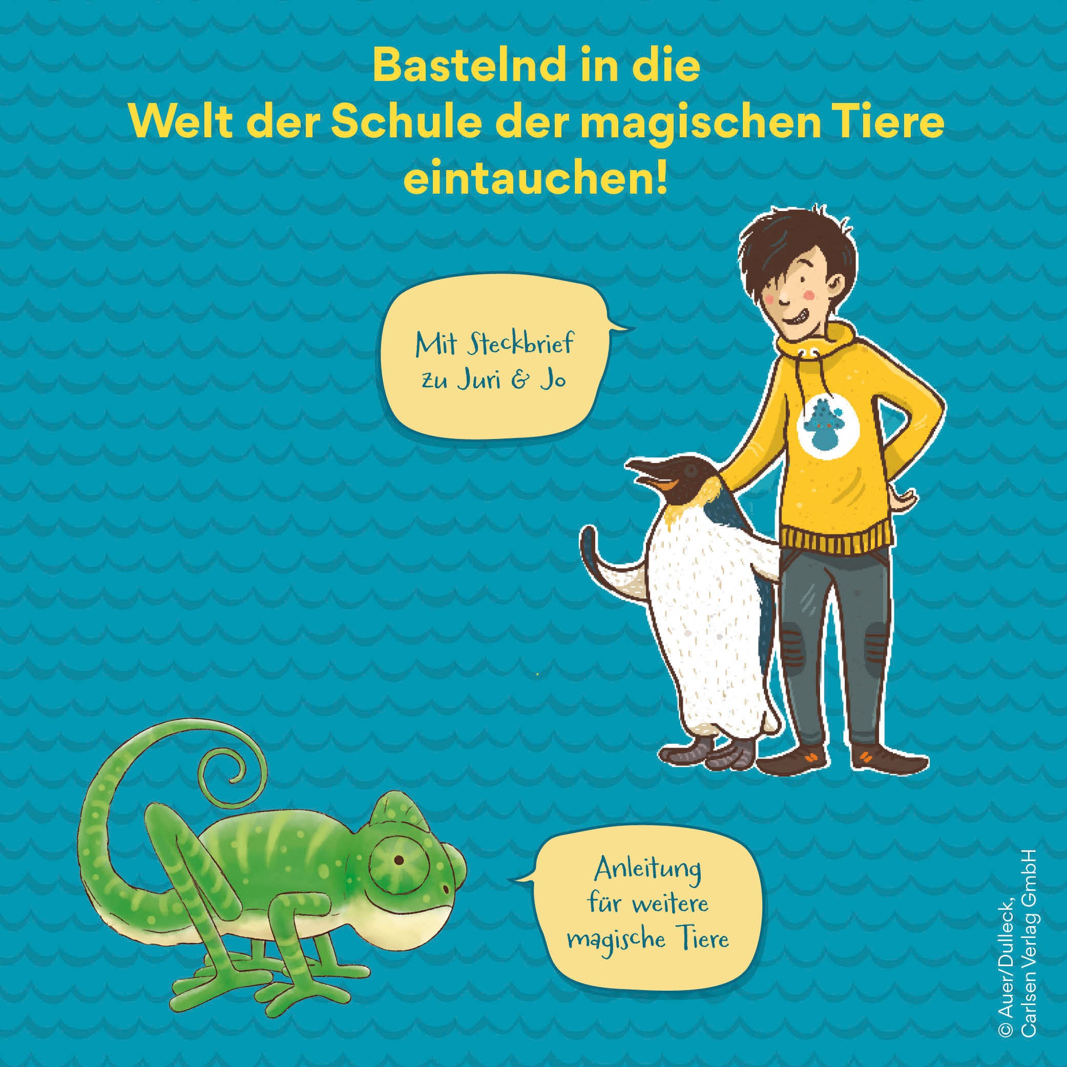 Kosmos Kreativset »AllesKönnerKiste, Die Schule der magischen Tiere - Gips-Spaß mit Juri«