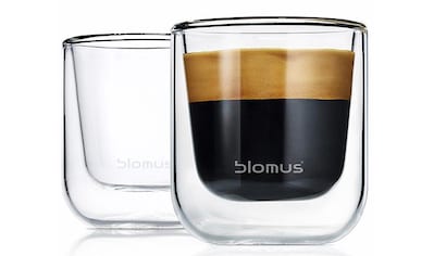 BLOMUS Espressoglas »NERO«, (Set, 2 tlg.), Doppelwandig, 2-teilig kaufen