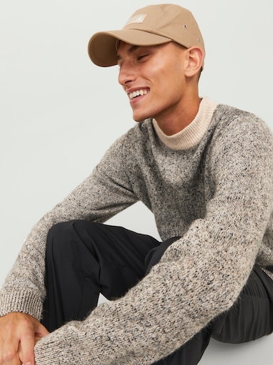 Jack & Jones Rundhalspullover »JCOSPACE KNIT MOCK NECK SN«