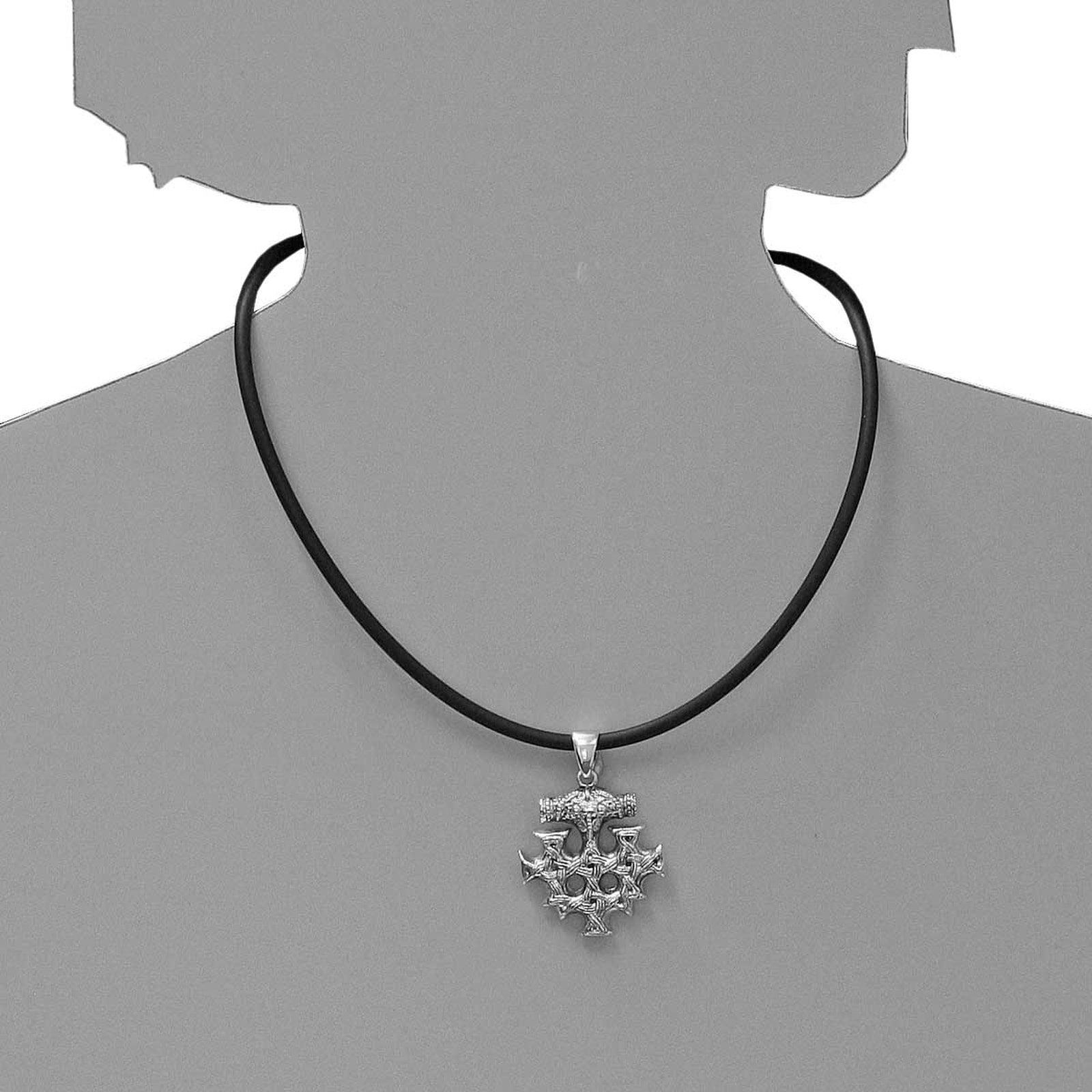 OSTSEE-SCHMUCK Kettenanhänger »- Hiddensee 30 x 30 mm - Silber 925/000 -,«