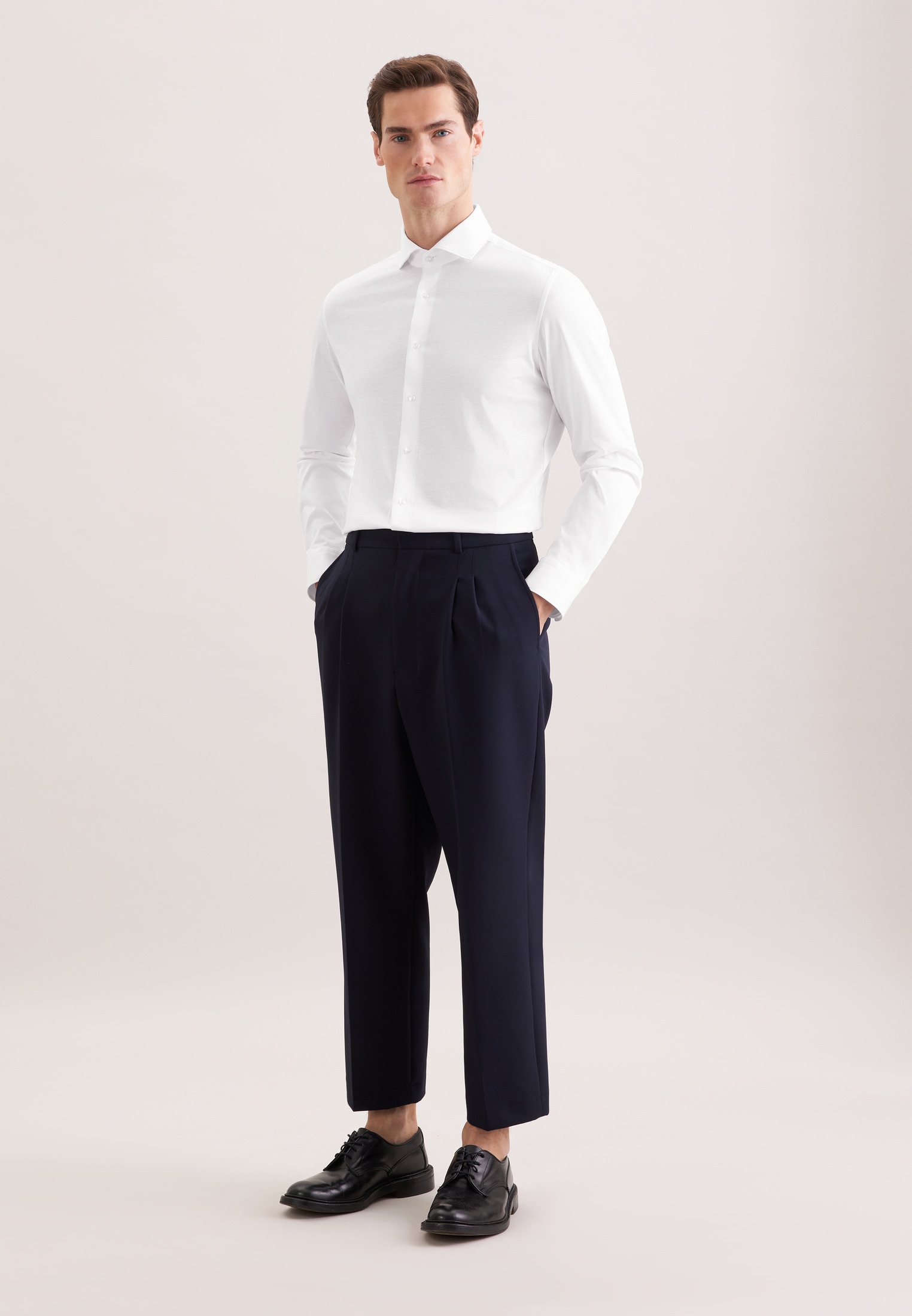 seidensticker Businesshemd »Schwarze Rose« Slim 1/1 Kentkragen Uni