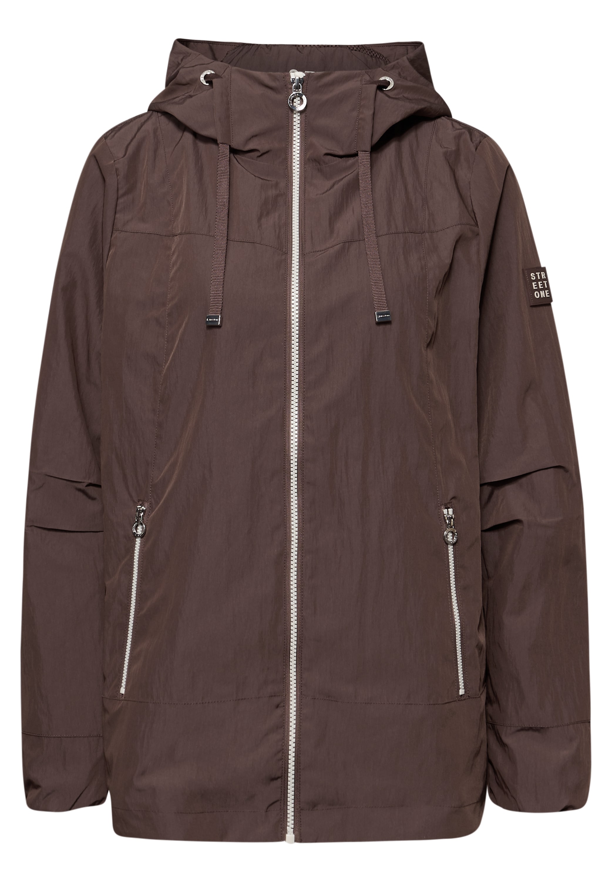 STREET ONE Kurzjacke mit Kapuze mit Kapuze