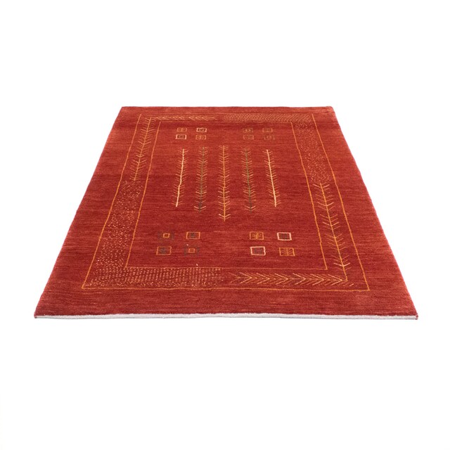 morgenland Wollteppich »Gabbeh Teppich handgeknüpft rot«, rechteckig,  handgeknüpft kaufen bei OTTO